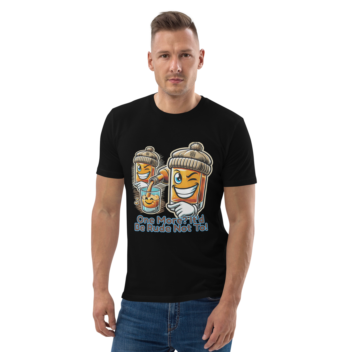 Cellar 8T Whisky - One More - Unisex Organic Cotton T-Shirt image 7
