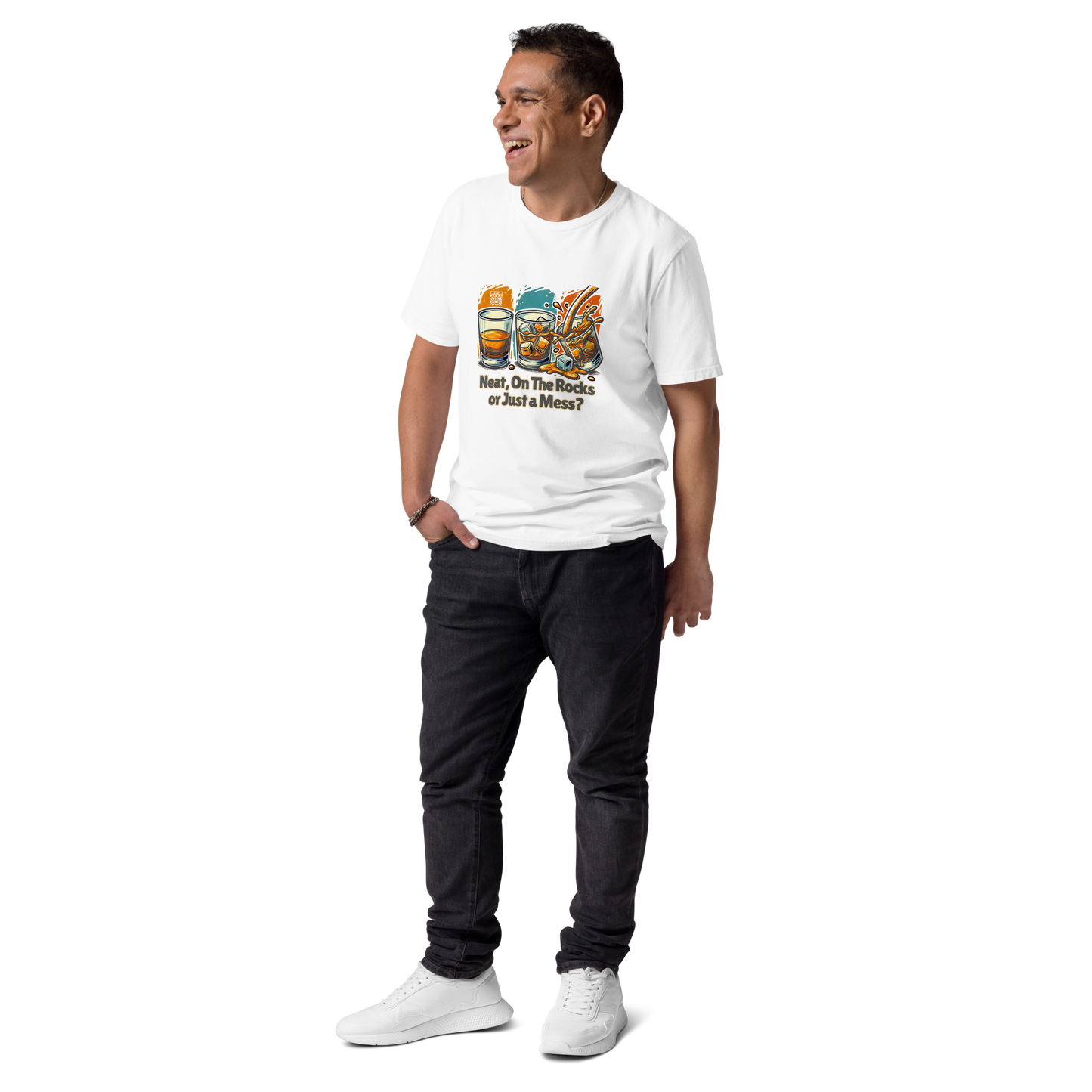 Cellar 8T Whisky - Neat - Unisex Organic Cotton T-Shirt image 9