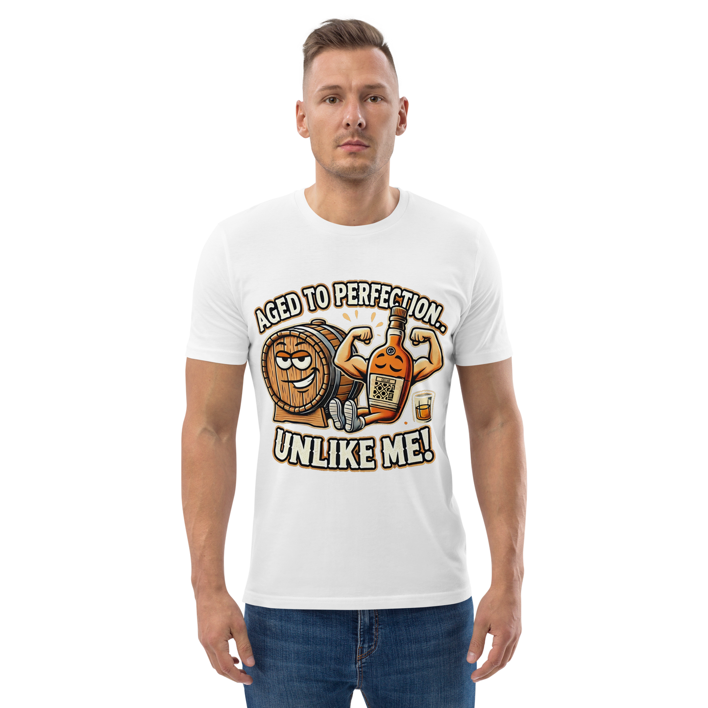 Cellar 8T Whisky - Aged - Unisex Organic Cotton T-Shirt image 3