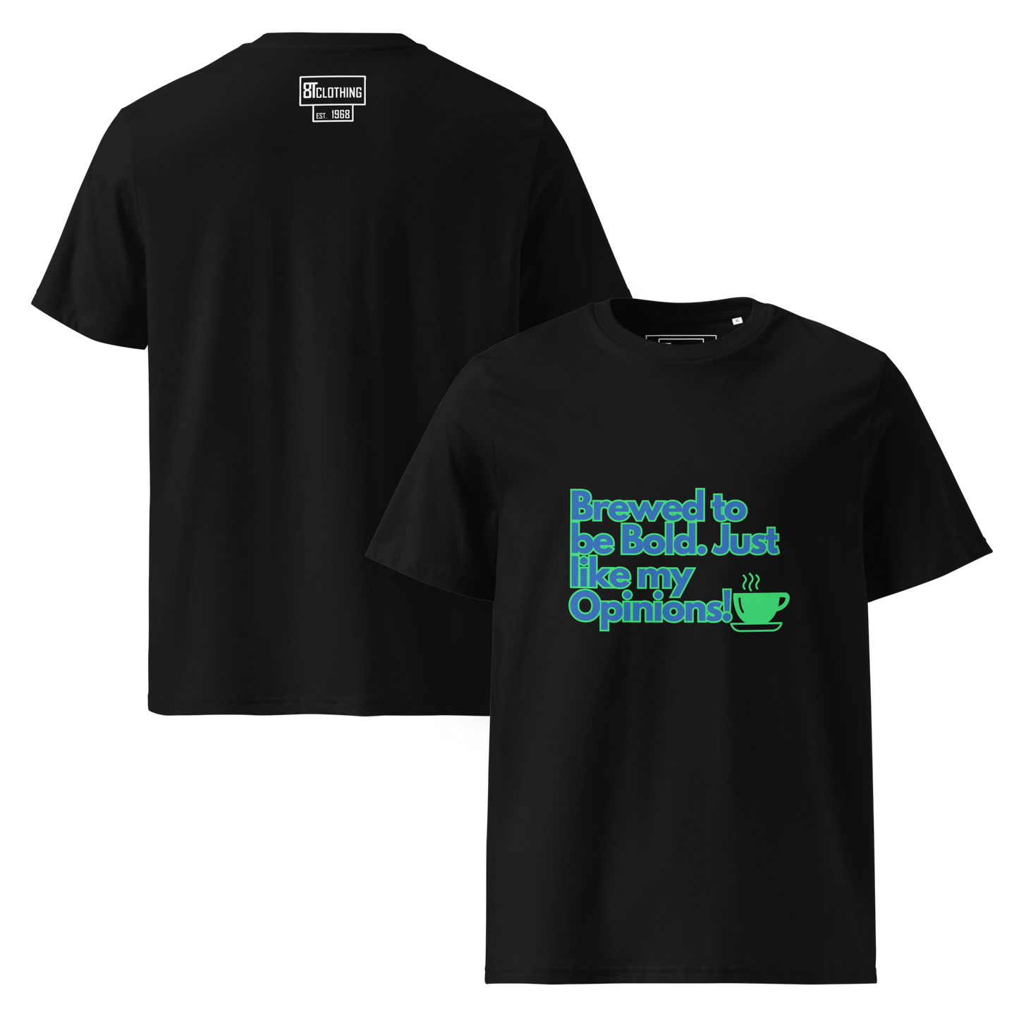 Cellar 8T Coffee - Brewed - Unisex Organic Cotton T-Shirt image 29