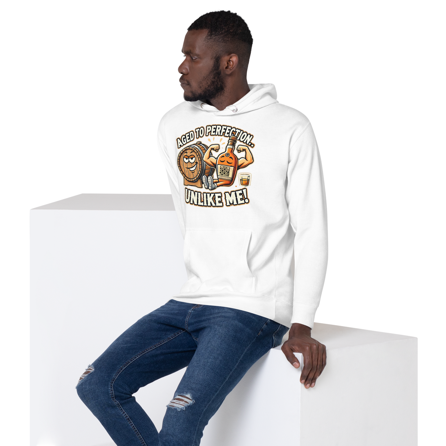 Cellar 8T Whisky - Aged Unisex Hoodie image 3