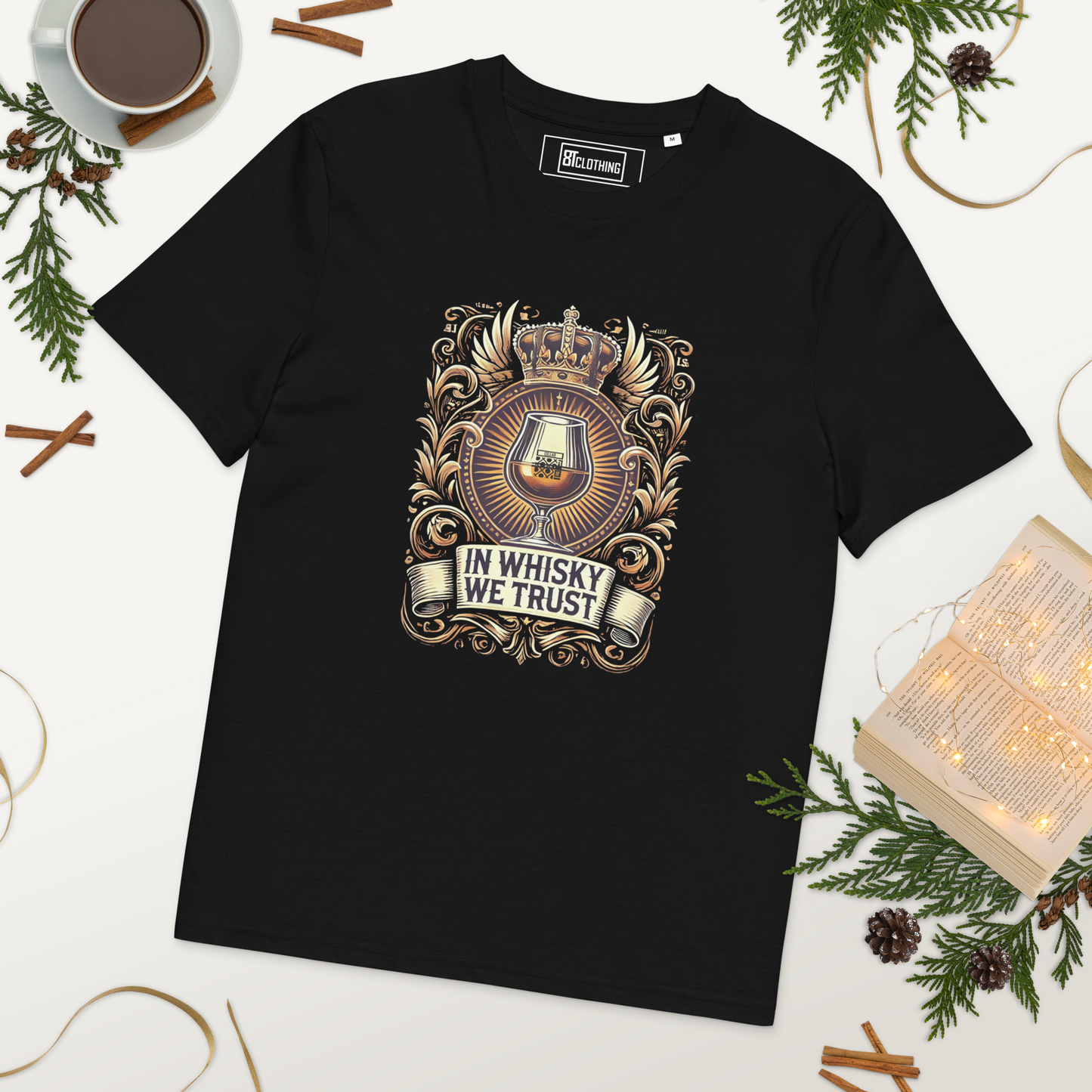 Cellar 8T Whisky - Trust - Unisex Organic Cotton T-Shirt image 30