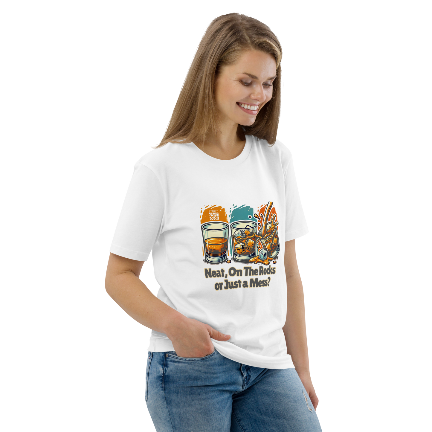 Cellar 8T Whisky - Neat - Unisex Organic Cotton T-Shirt image 10
