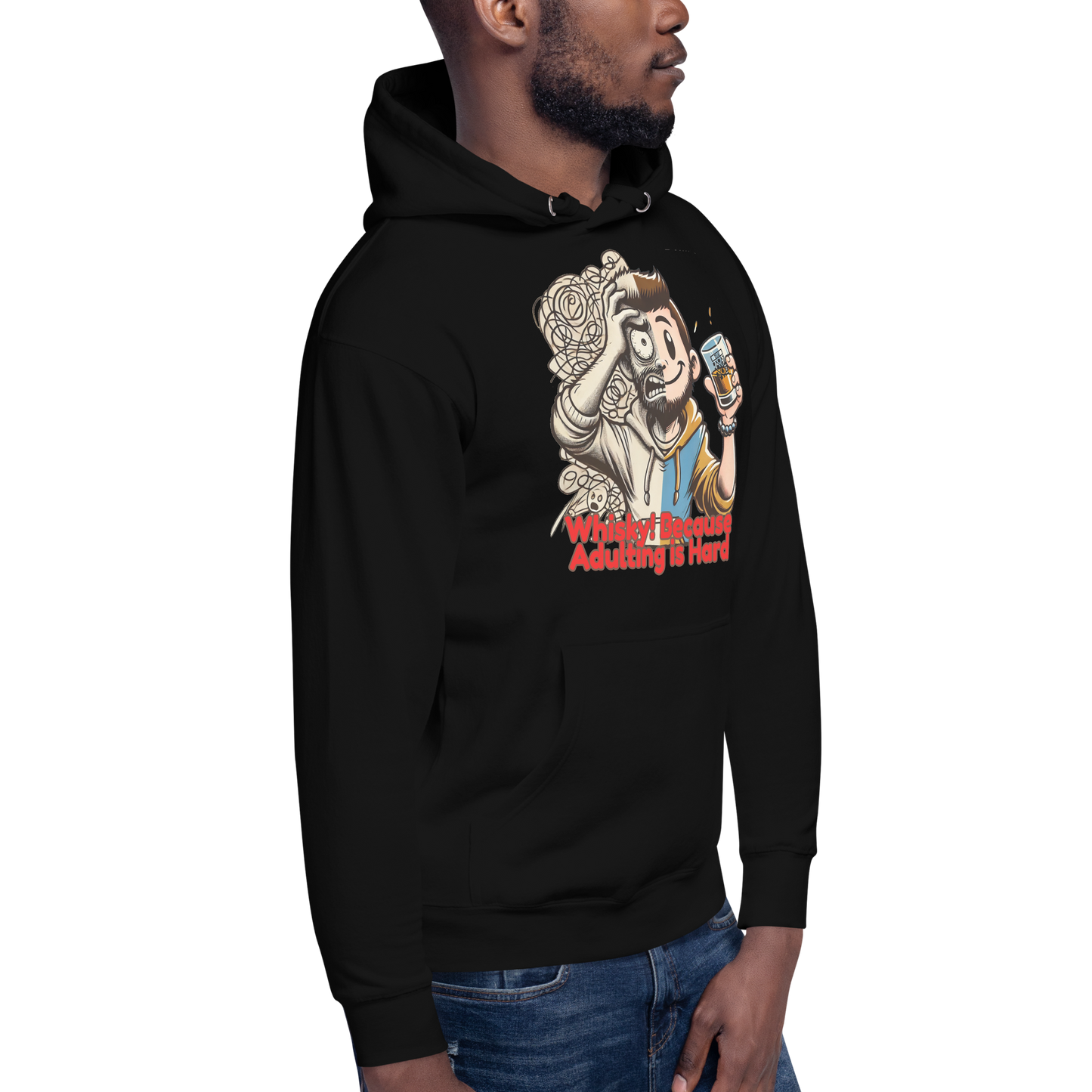 Cellar 8T Whisky - Adulting - Unisex Hoodie image 11