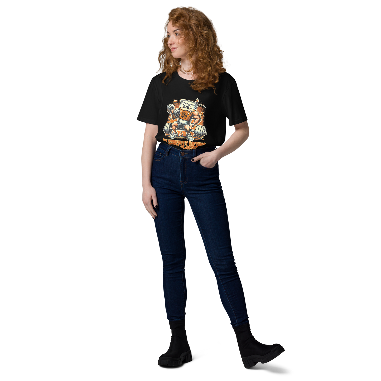 Cellar 8T Whisky - Workout - Unisex Organic Cotton T-Shirt image 24