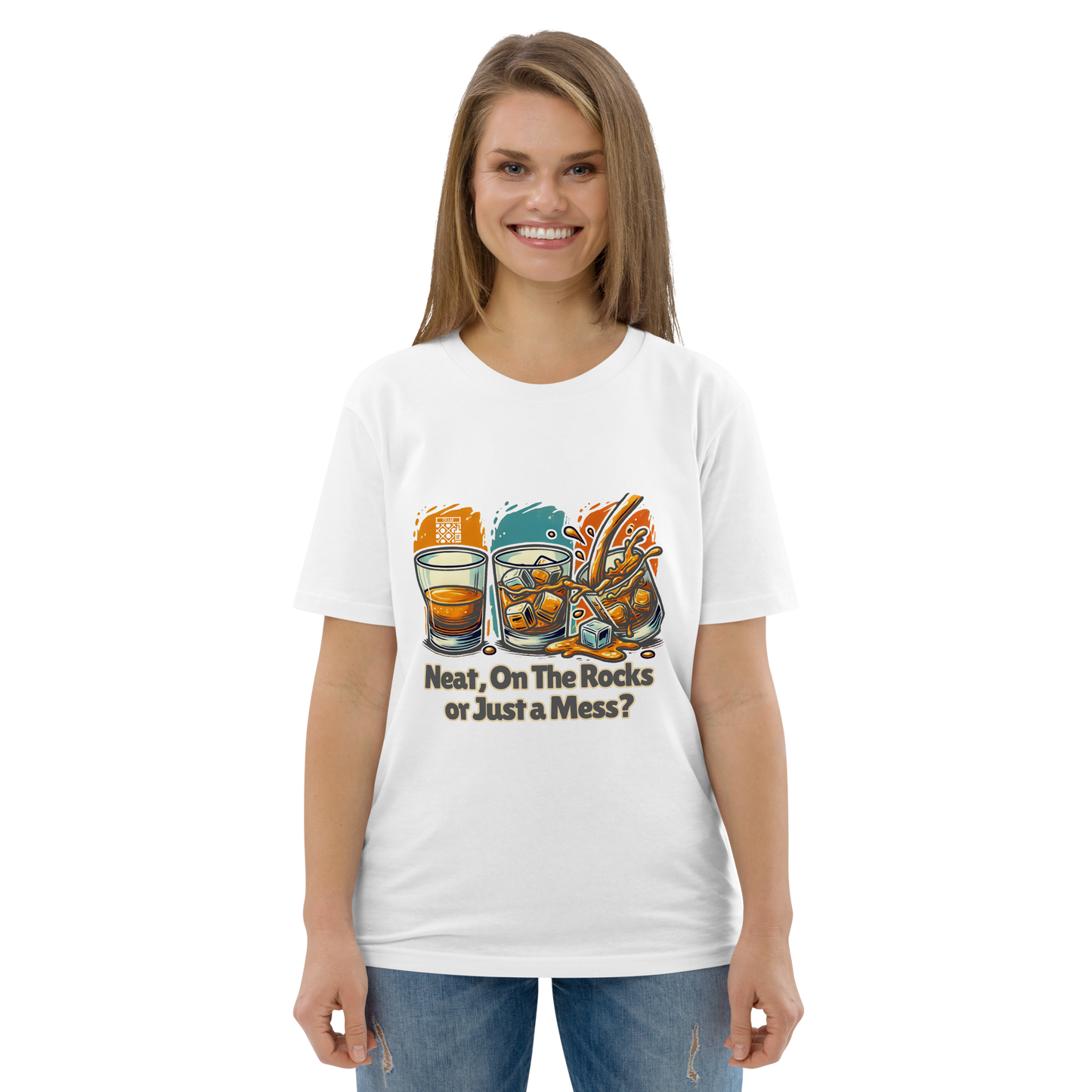Cellar 8T Whisky - Neat - Unisex Organic Cotton T-Shirt image 3