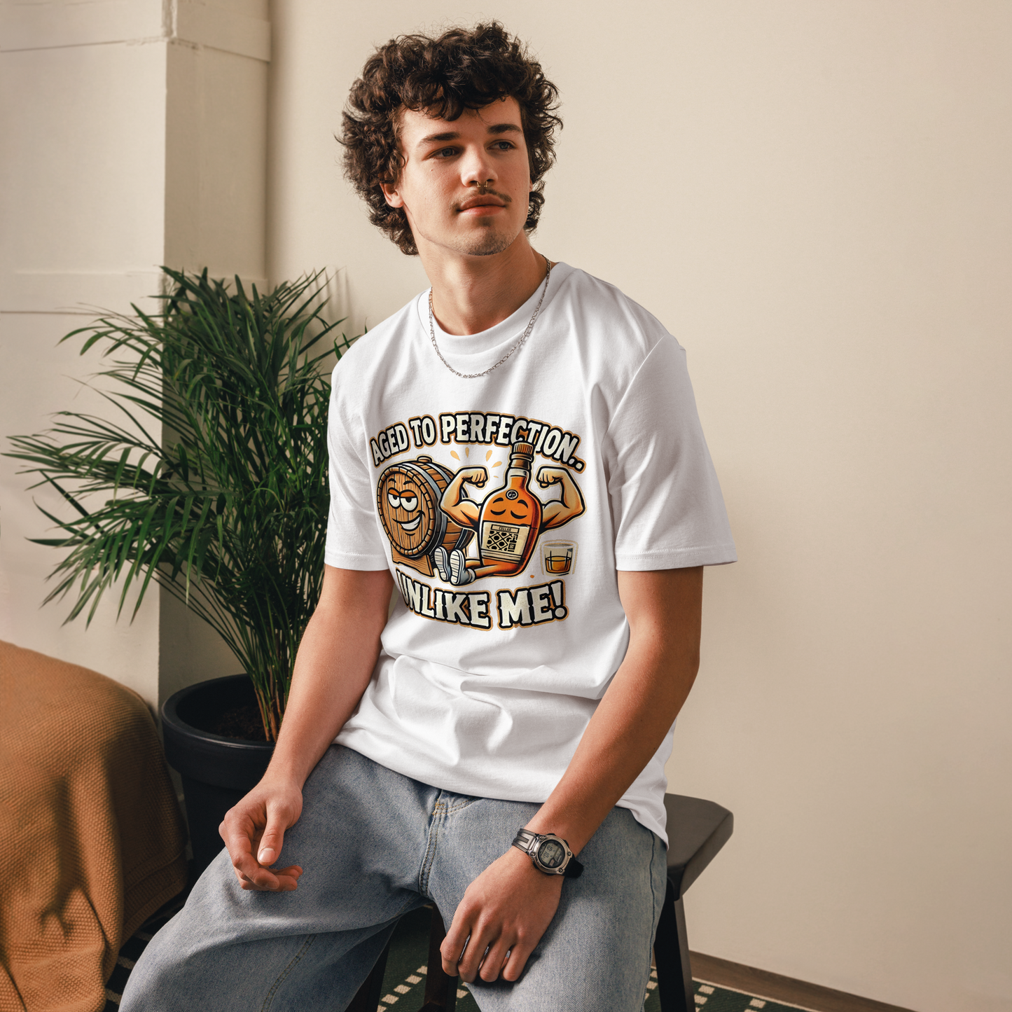Cellar 8T Whisky - Aged - Unisex Organic Cotton T-Shirt image 13
