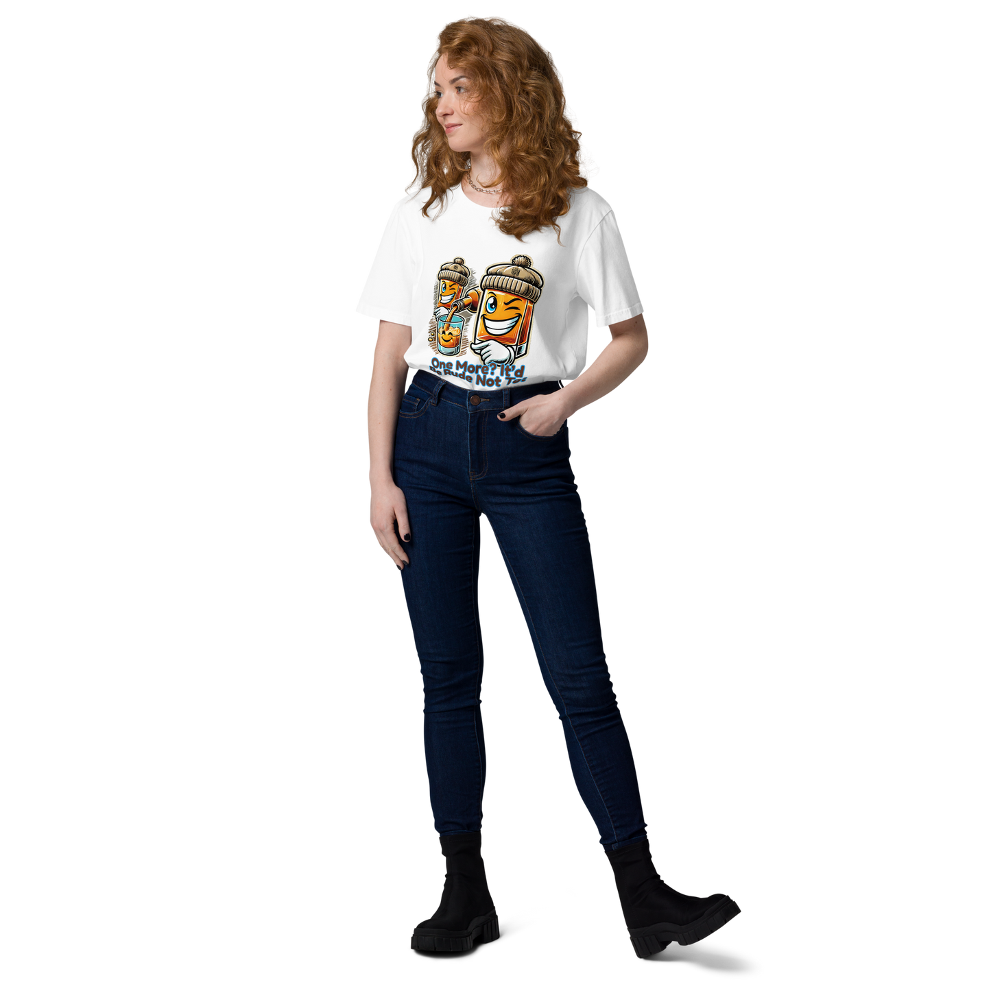 Cellar 8T Whisky - One More - Unisex Organic Cotton T-Shirt image 2
