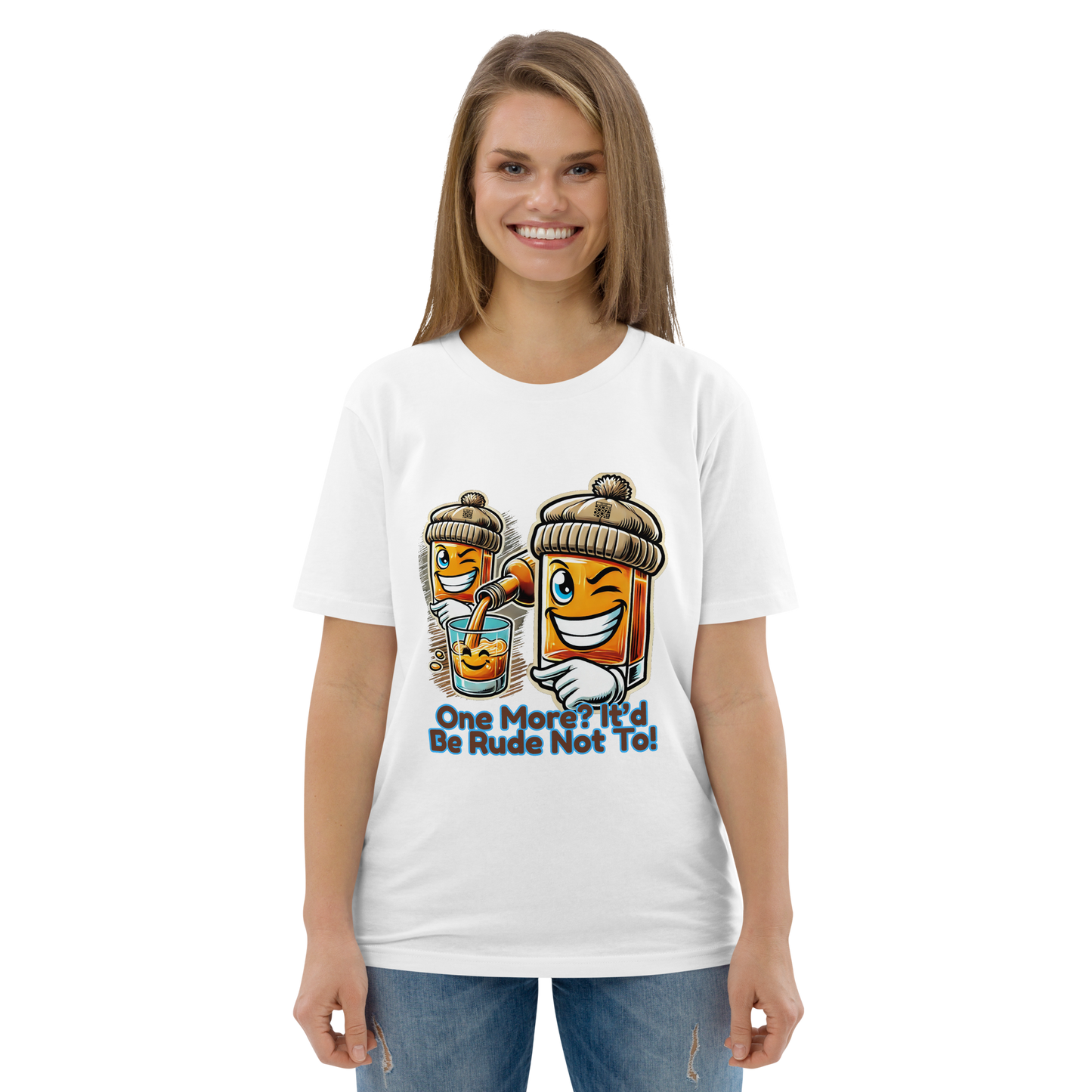 Cellar 8T Whisky - One More - Unisex Organic Cotton T-Shirt image 6