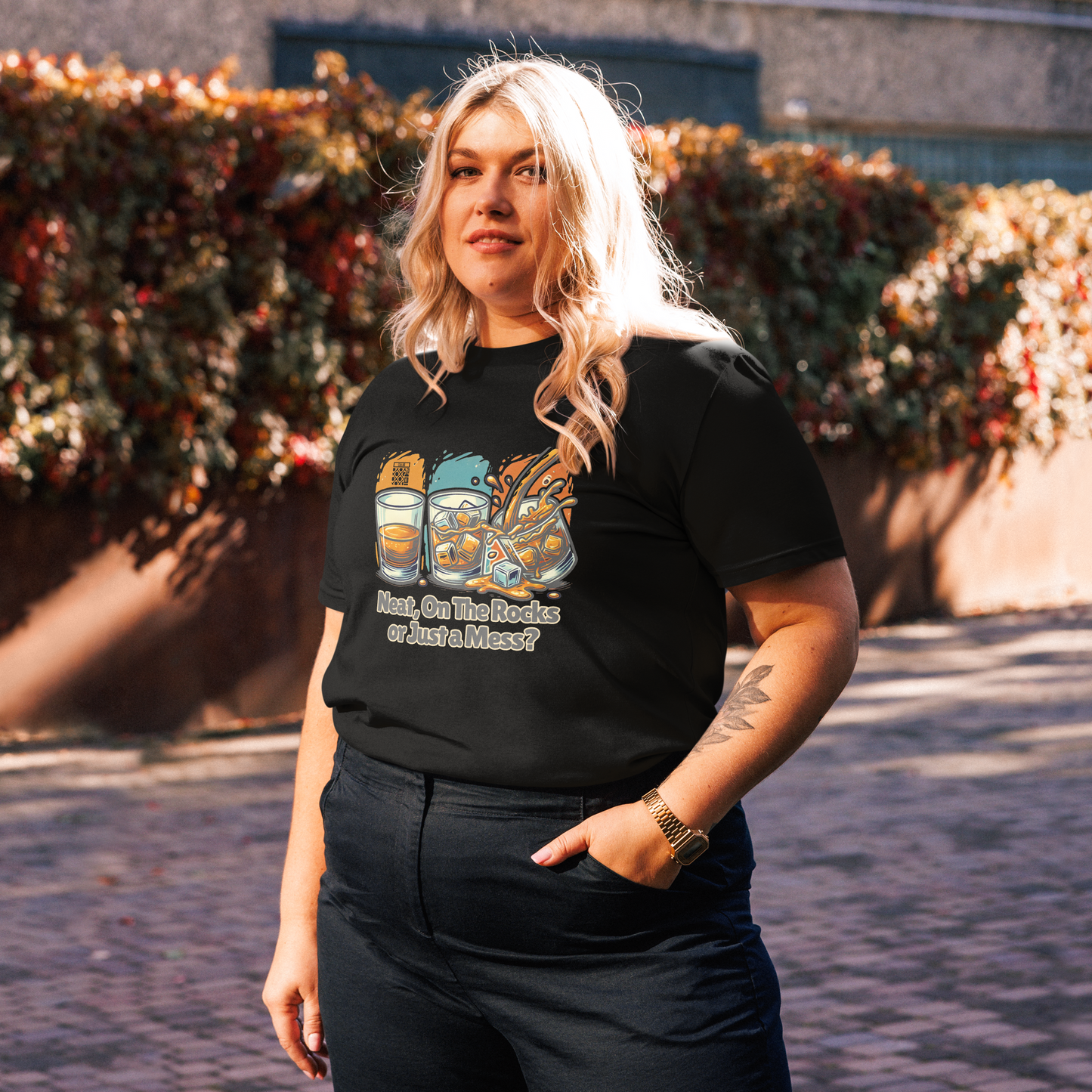 Cellar 8T Whisky - Neat - Unisex Organic Cotton T-Shirt image 16