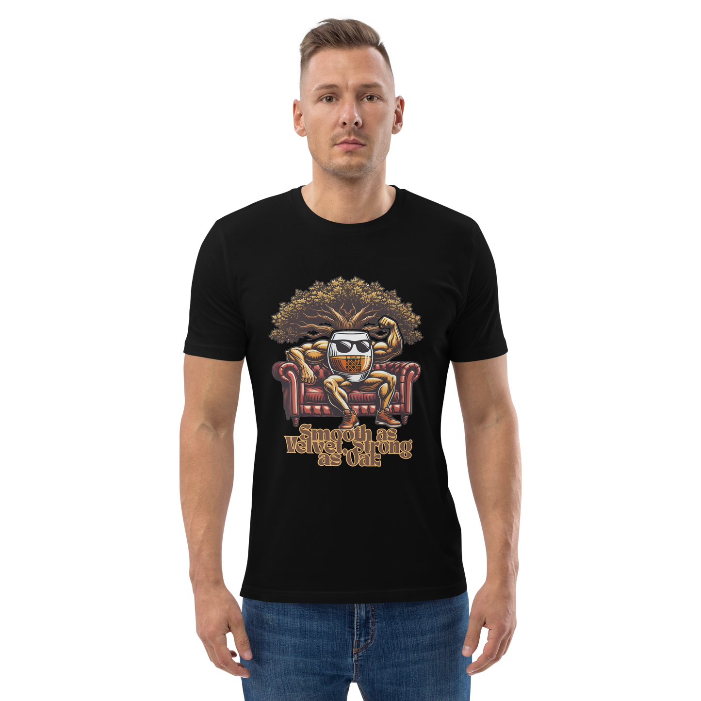 Cellar 8T Whisky - Smooth - Unisex Organic Cotton T-Shirt image 4