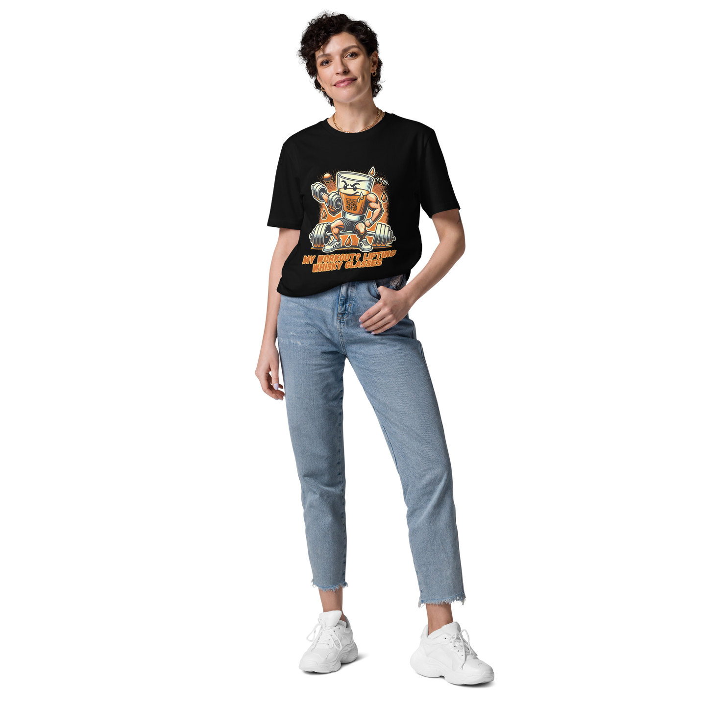 Cellar 8T Whisky - Workout - Unisex Organic Cotton T-Shirt image 26