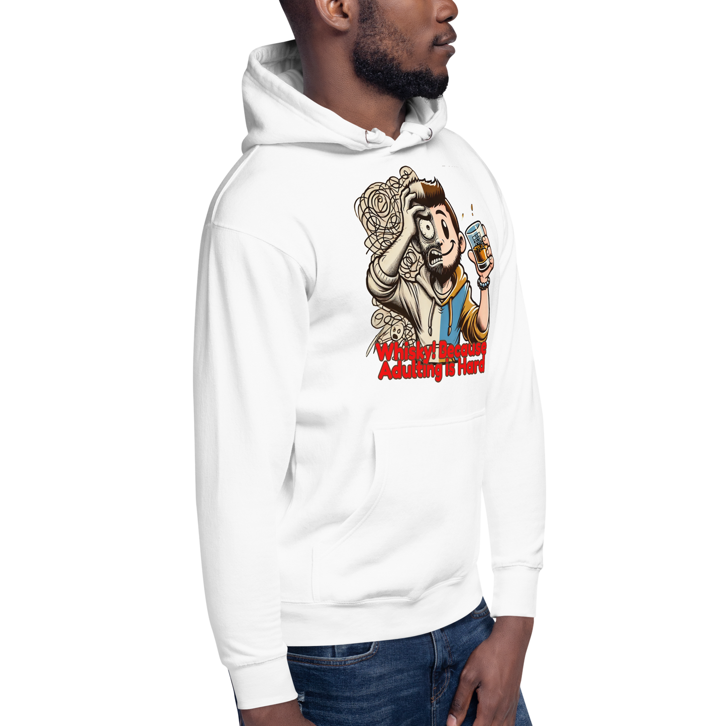 Cellar 8T Whisky - Adulting - Unisex Hoodie image 15