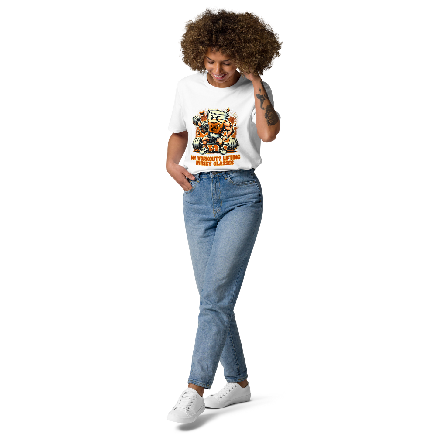 Cellar 8T Whisky - Workout - Unisex Organic Cotton T-Shirt image 4