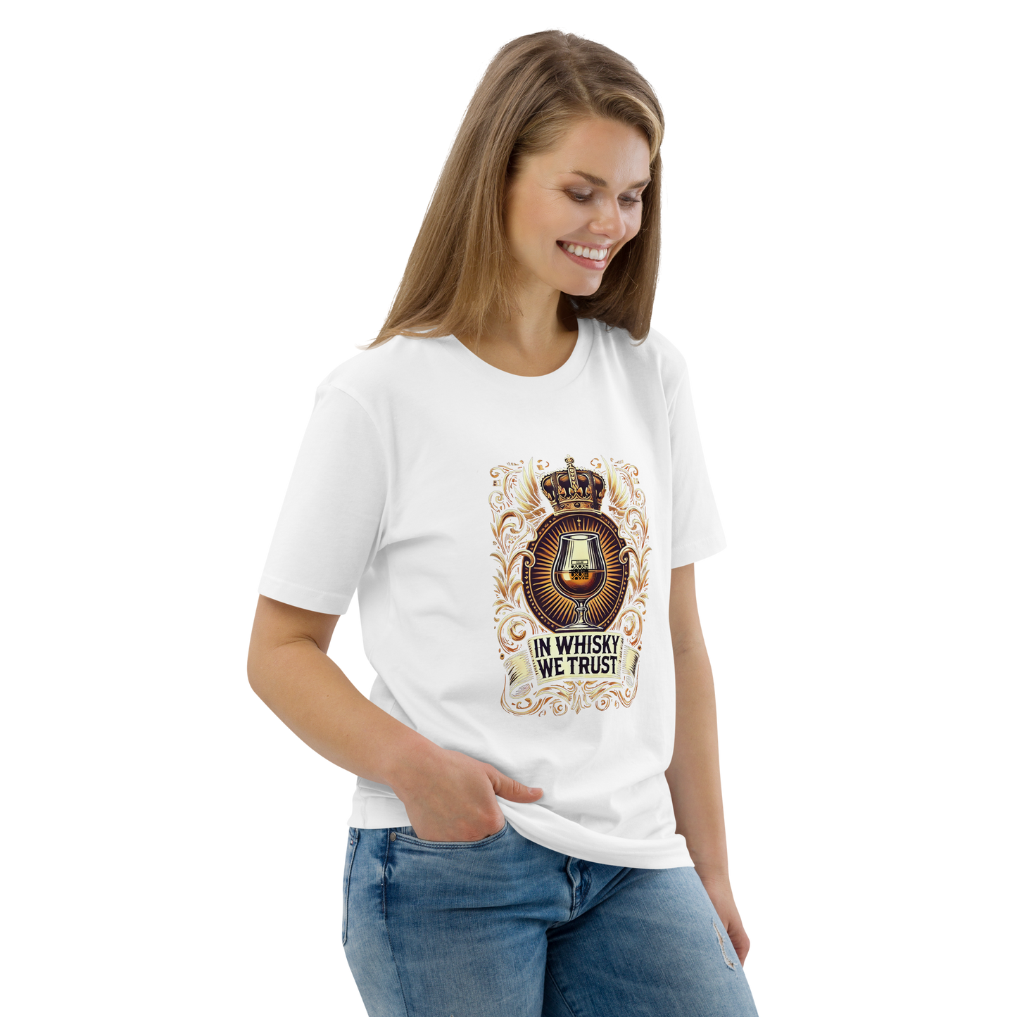 Cellar 8T Whisky - Trust - Unisex Organic Cotton T-Shirt image 0
