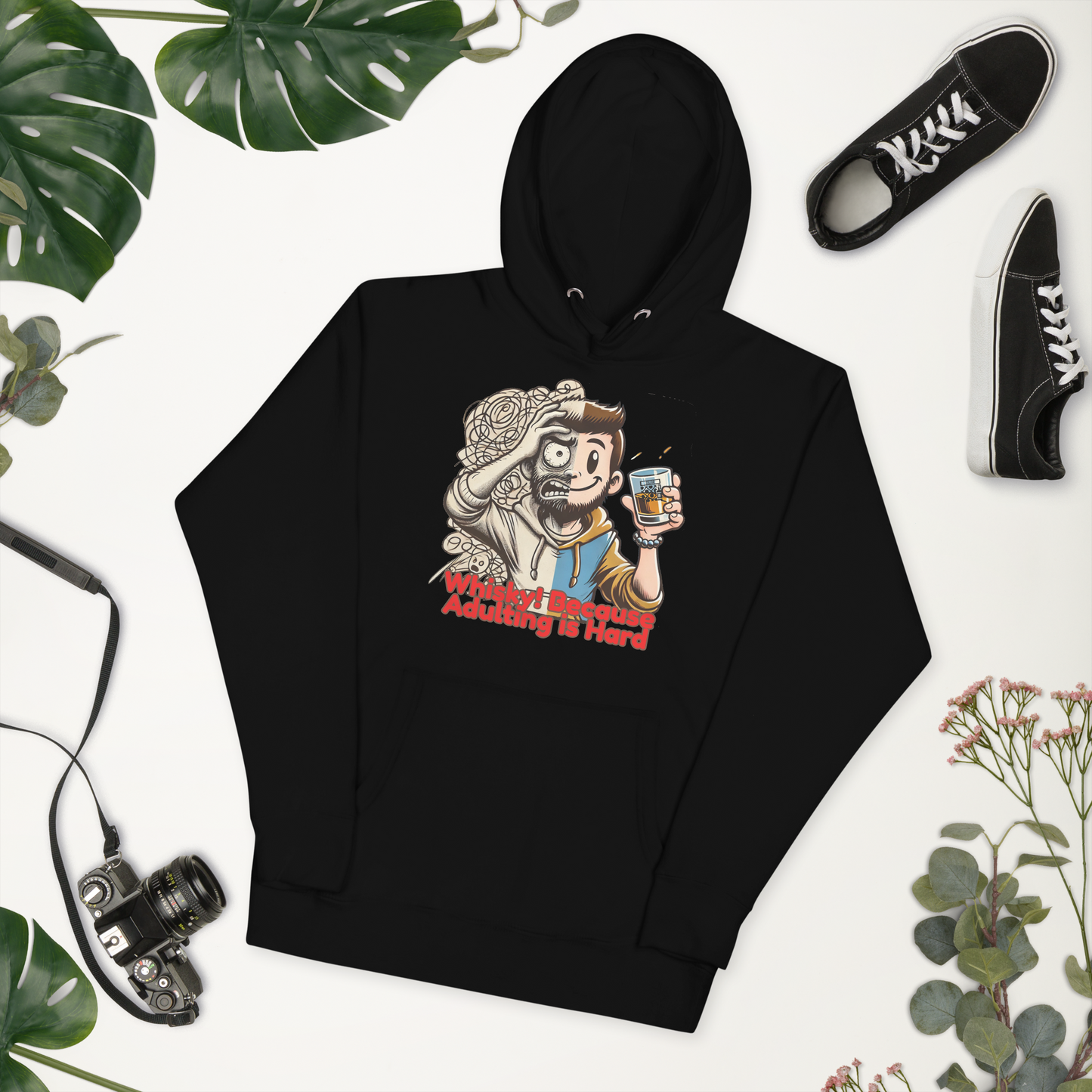 Cellar 8T Whisky - Adulting - Unisex Hoodie image 30