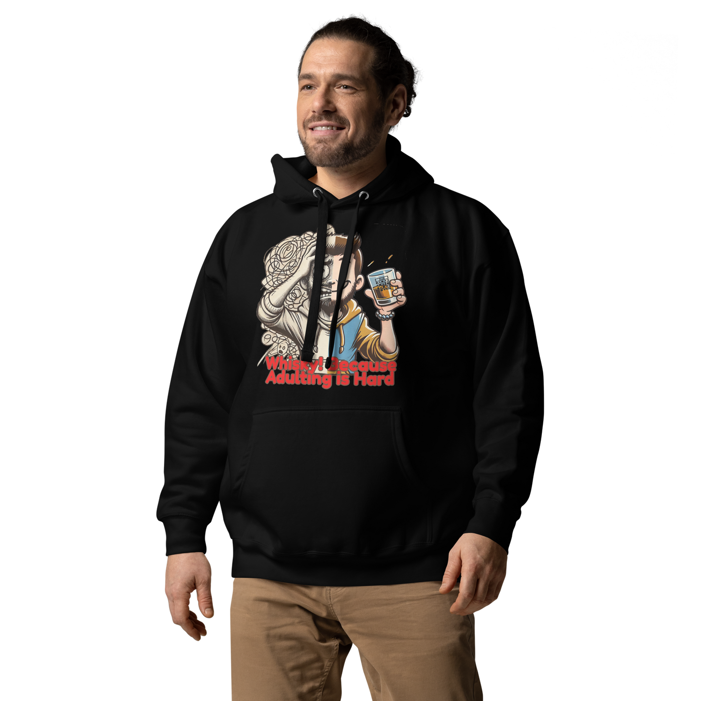 Cellar 8T Whisky - Adulting - Unisex Hoodie image 1