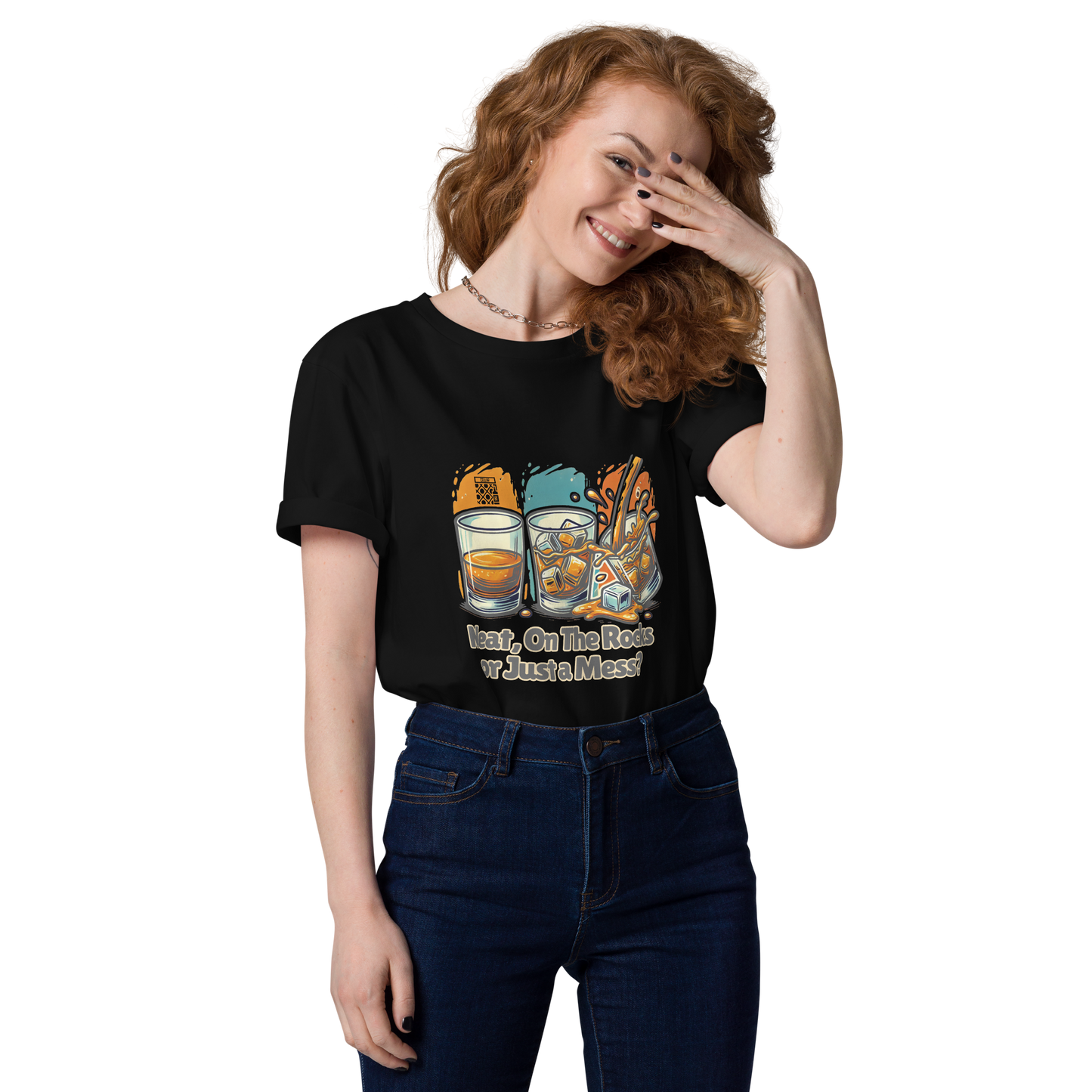 Cellar 8T Whisky - Neat - Unisex Organic Cotton T-Shirt image 13