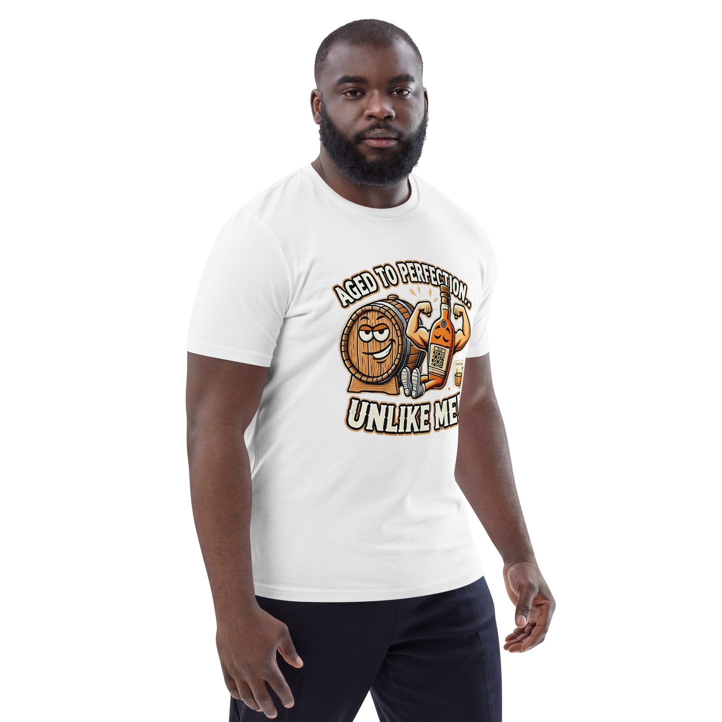 Cellar 8T Whisky - Aged - Unisex Organic Cotton T-Shirt image 5