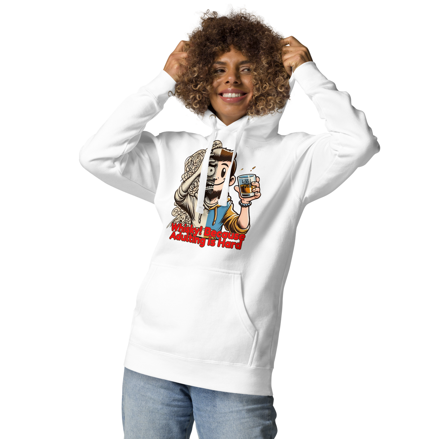 Cellar 8T Whisky - Adulting - Unisex Hoodie image 0