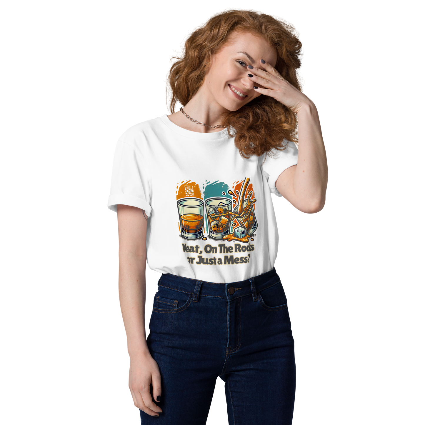 Cellar 8T Whisky - Neat - Unisex Organic Cotton T-Shirt image 1
