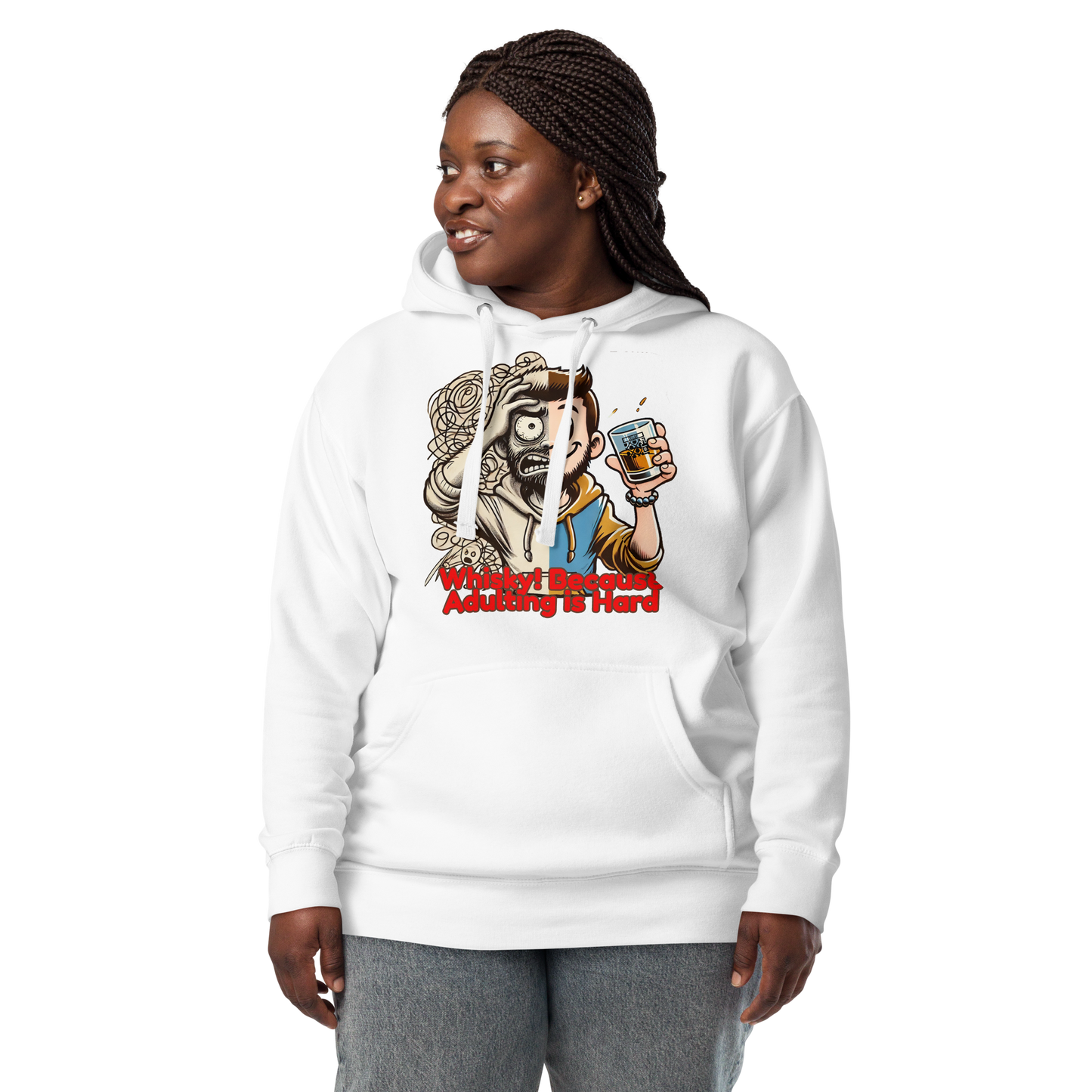 Cellar 8T Whisky - Adulting - Unisex Hoodie image 10