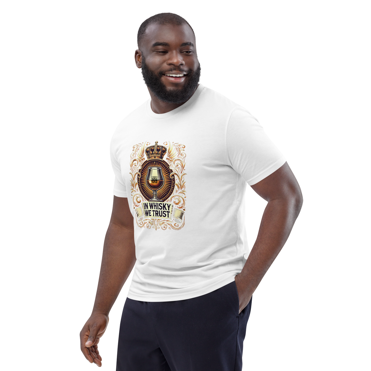 Cellar 8T Whisky - Trust - Unisex Organic Cotton T-Shirt image 17