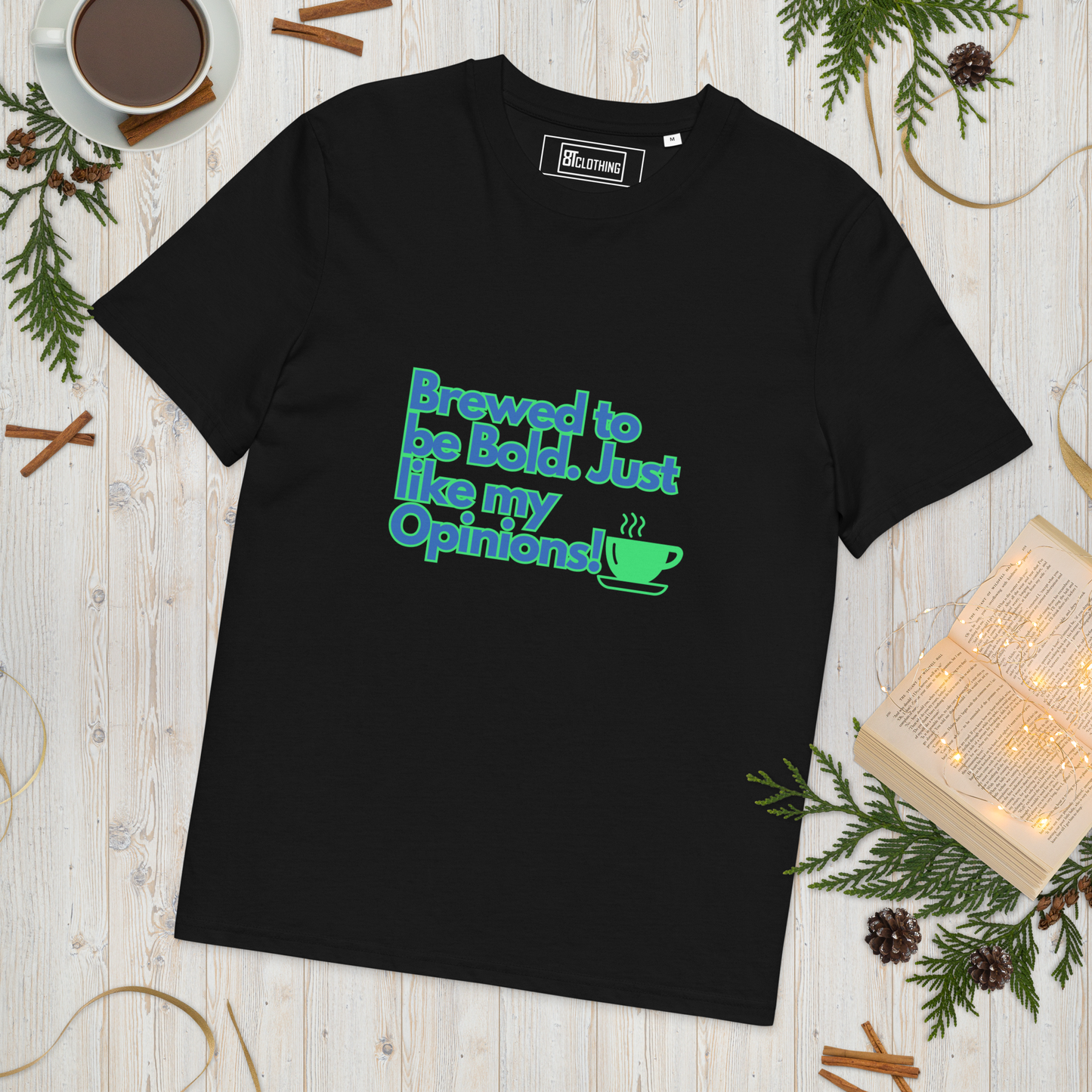 Cellar 8T Coffee - Brewed - Unisex Organic Cotton T-Shirt image 31