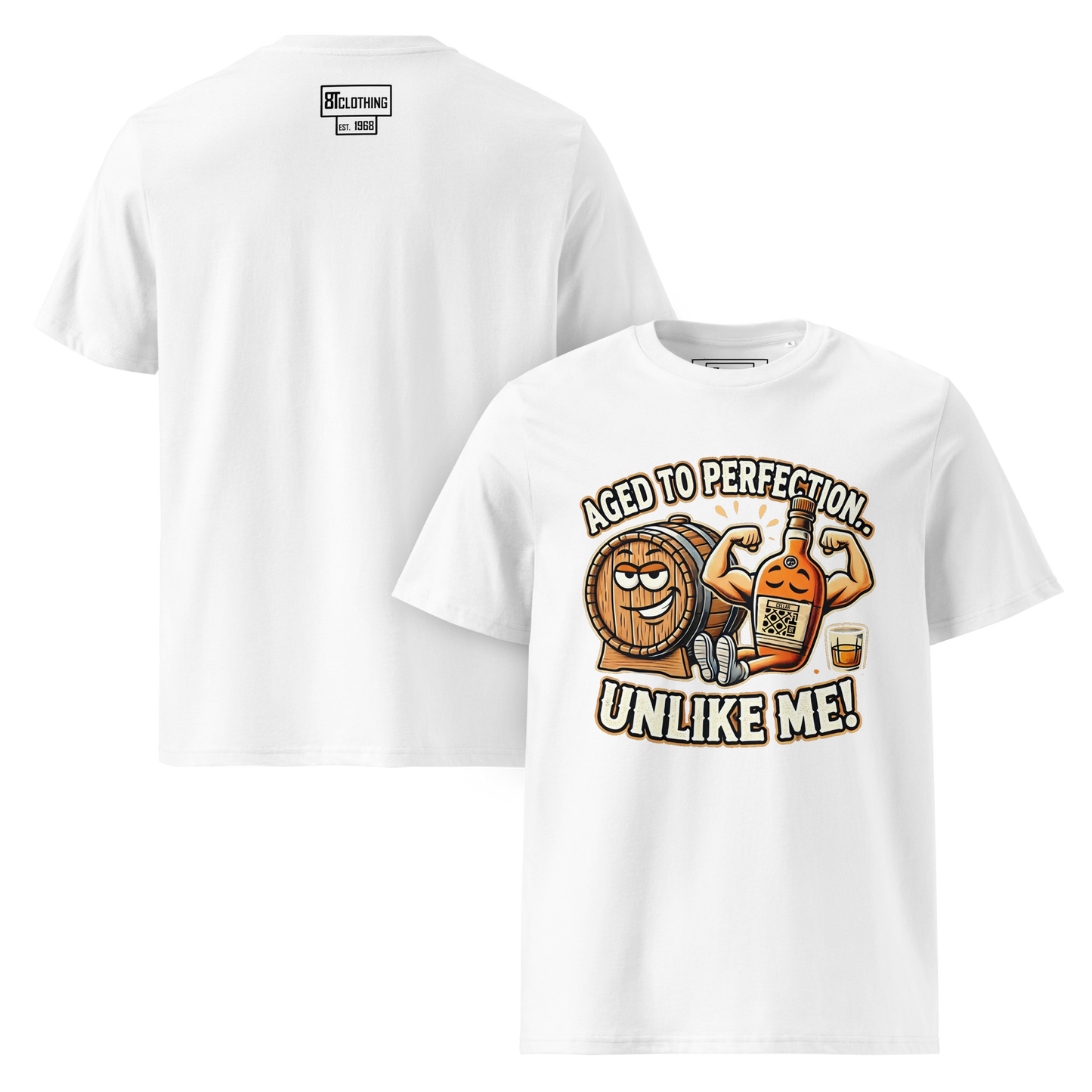 Cellar 8T Whisky - Aged - Unisex Organic Cotton T-Shirt image 4