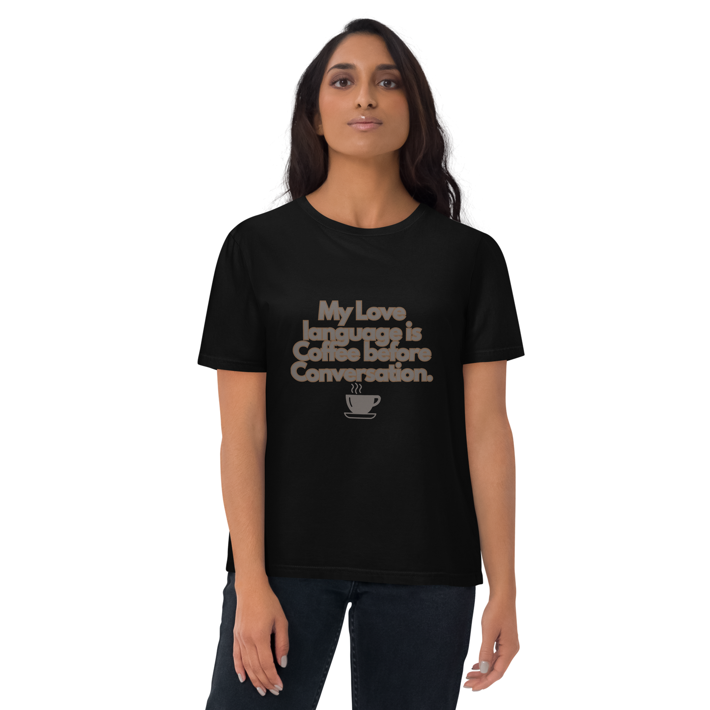 Cellar 8T Coffee - Love Language - Unisex Organic Cotton T-Shirt image 8
