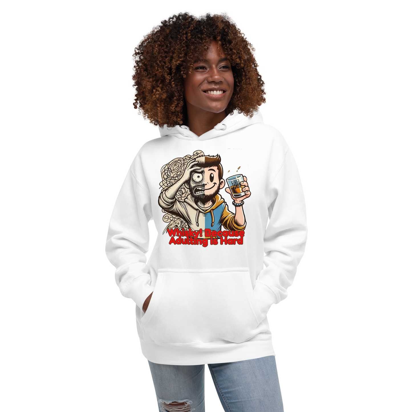 Cellar 8T Whisky - Adulting - Unisex Hoodie image 2