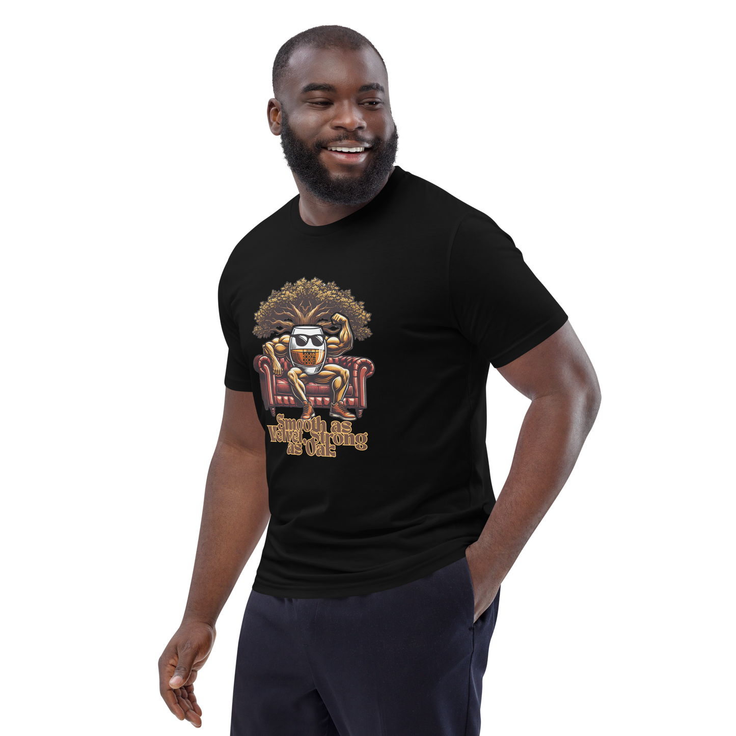 Cellar 8T Whisky - Smooth - Unisex Organic Cotton T-Shirt image 2