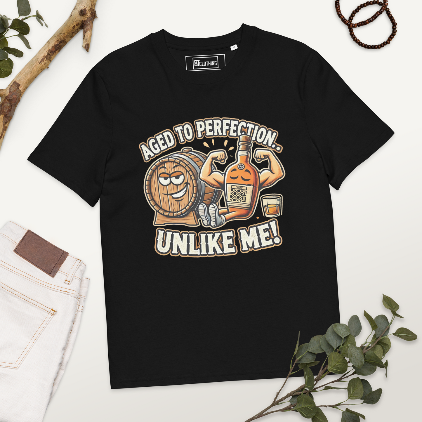 Cellar 8T Whisky - Aged - Unisex Organic Cotton T-Shirt image 24