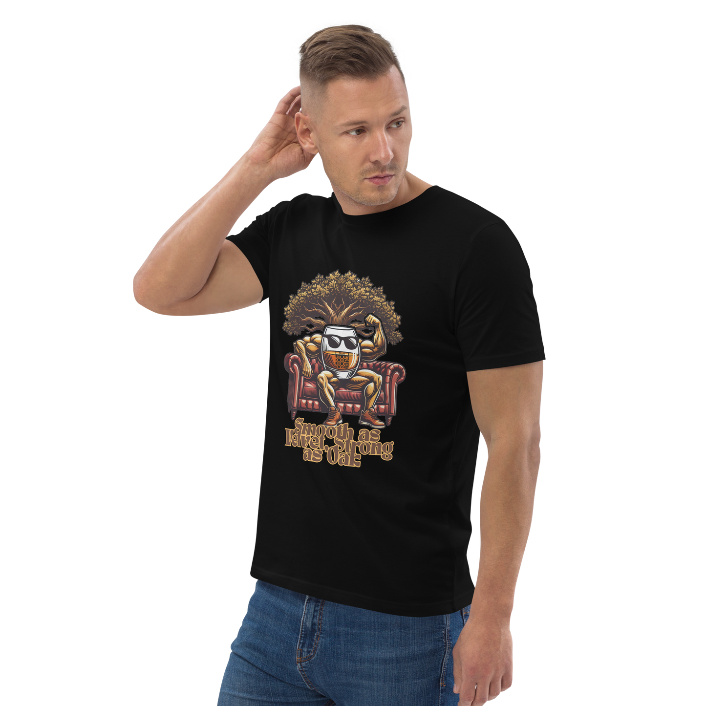 Cellar 8T Whisky - Smooth - Unisex Organic Cotton T-Shirt image 5