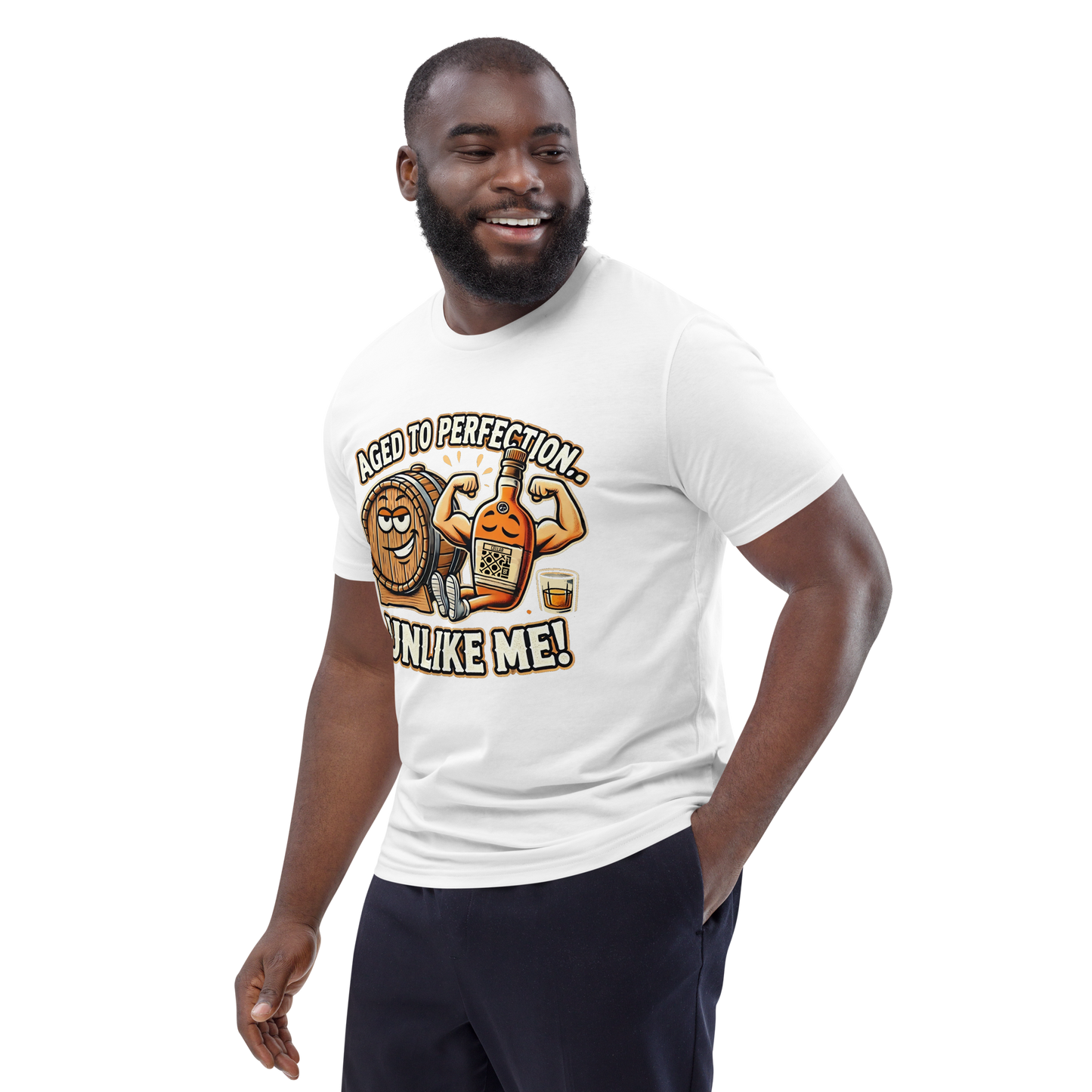 Cellar 8T Whisky - Aged - Unisex Organic Cotton T-Shirt image 9