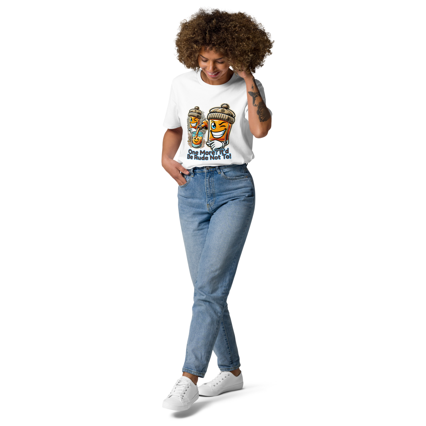 Cellar 8T Whisky - One More - Unisex Organic Cotton T-Shirt image 4