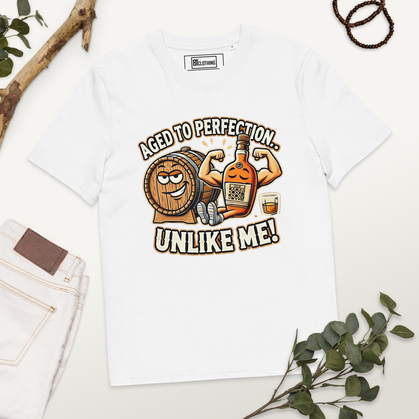 Cellar 8T Whisky - Aged - Unisex Organic Cotton T-Shirt image 22