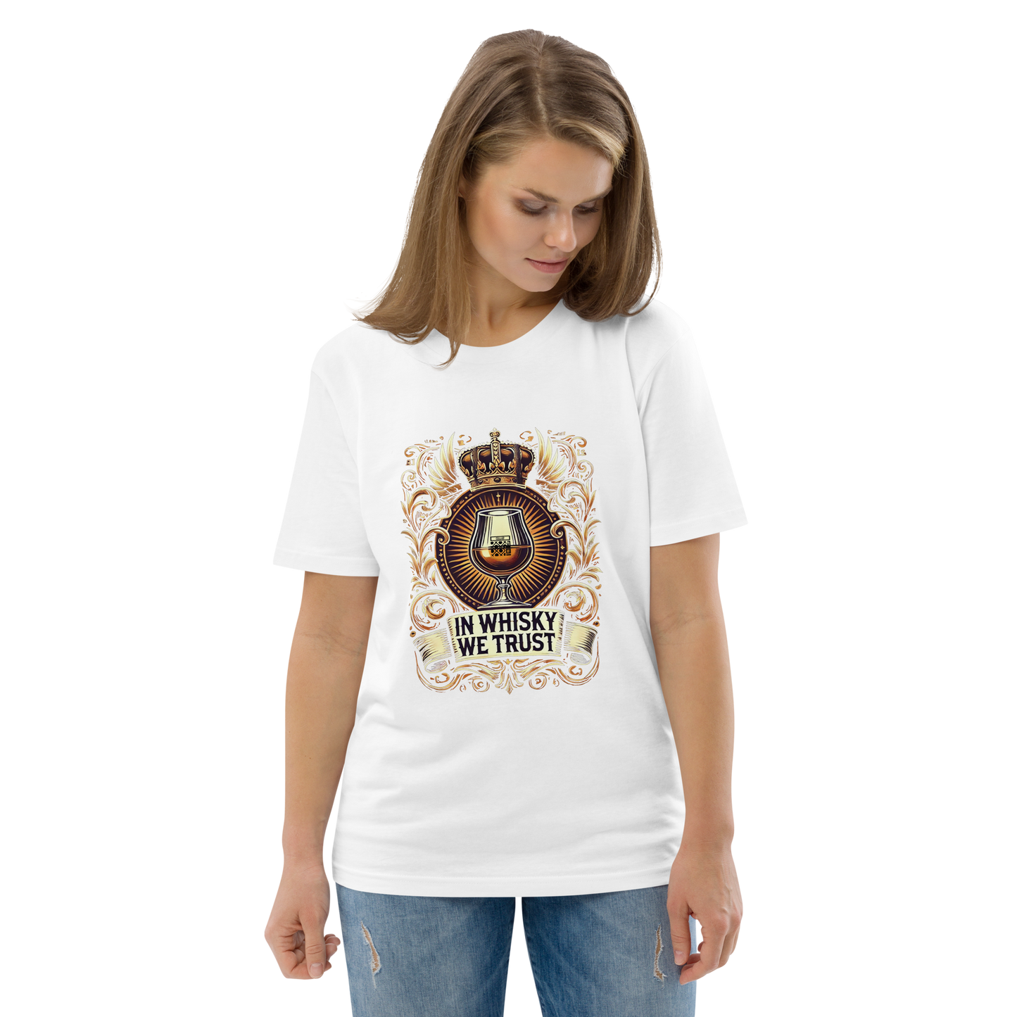 Cellar 8T Whisky - Trust - Unisex Organic Cotton T-Shirt image 2