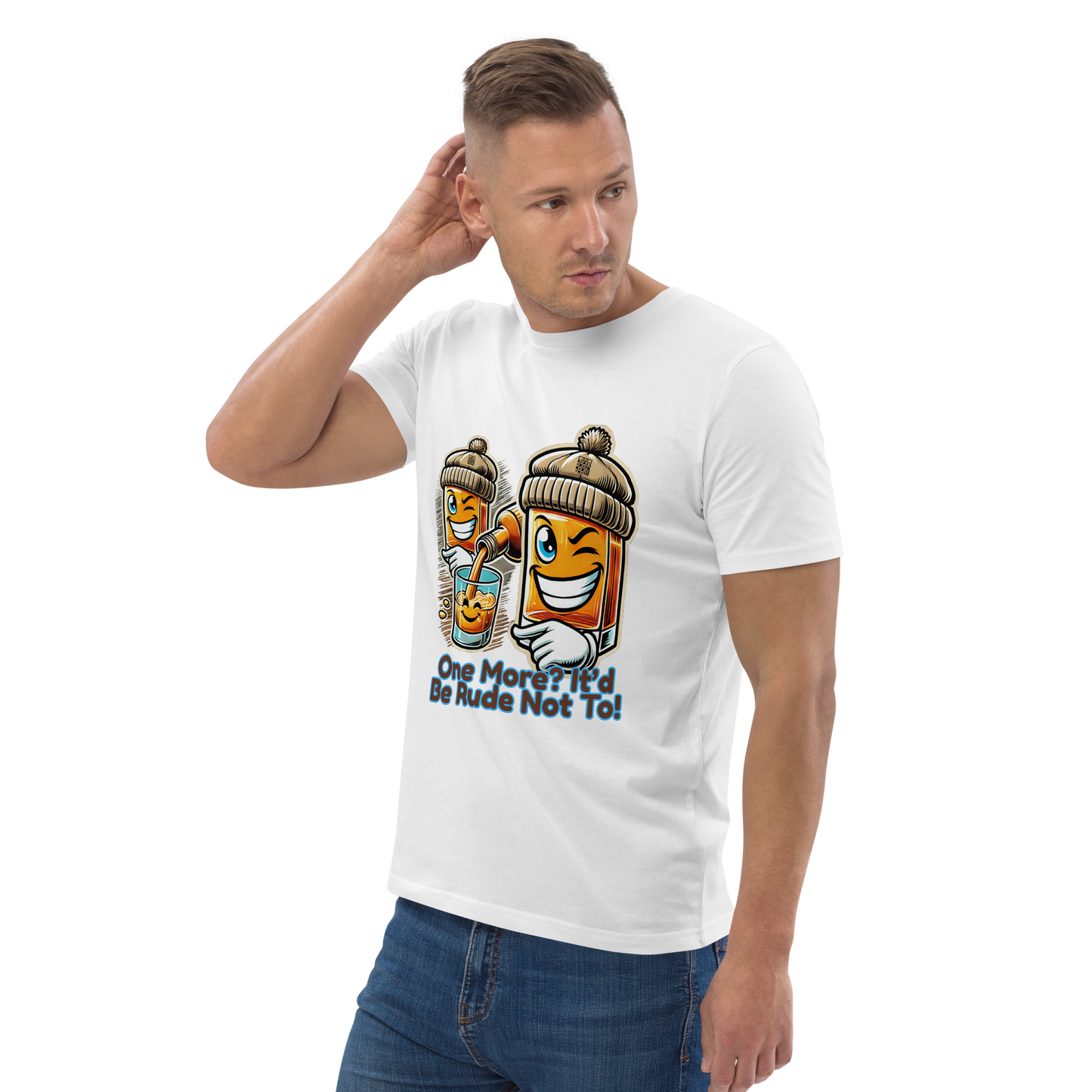 Cellar 8T Whisky - One More - Unisex Organic Cotton T-Shirt image 18