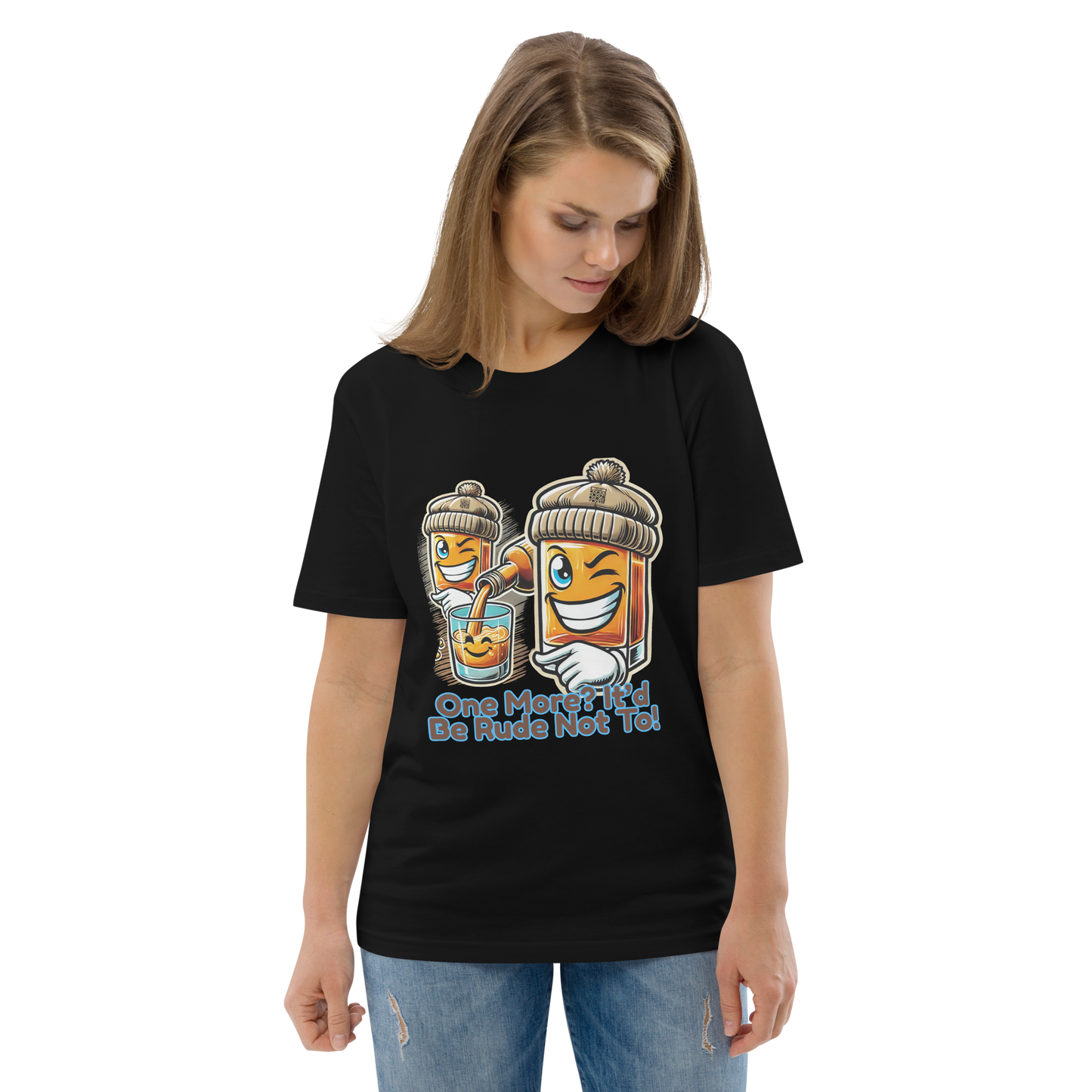 Cellar 8T Whisky - One More - Unisex Organic Cotton T-Shirt image 13