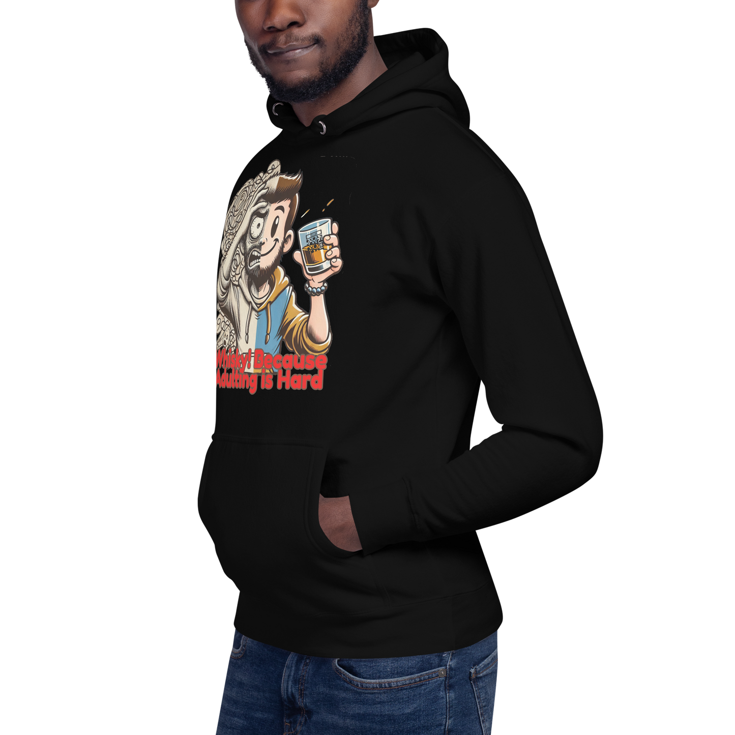 Cellar 8T Whisky - Adulting - Unisex Hoodie image 10