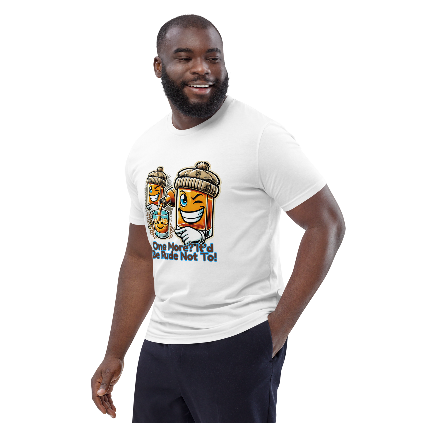 Cellar 8T Whisky - One More - Unisex Organic Cotton T-Shirt image 24