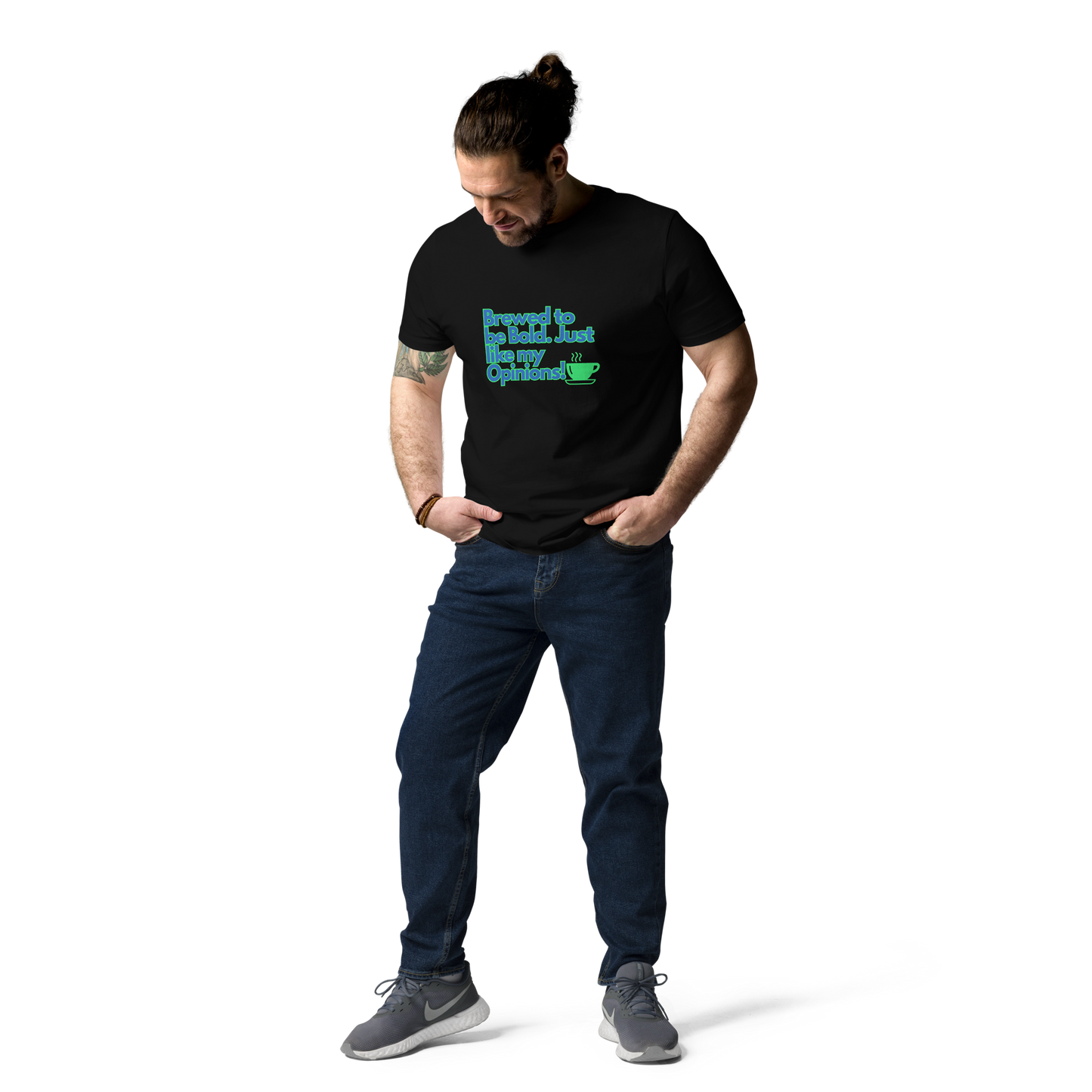 Cellar 8T Coffee - Brewed - Unisex Organic Cotton T-Shirt image 9