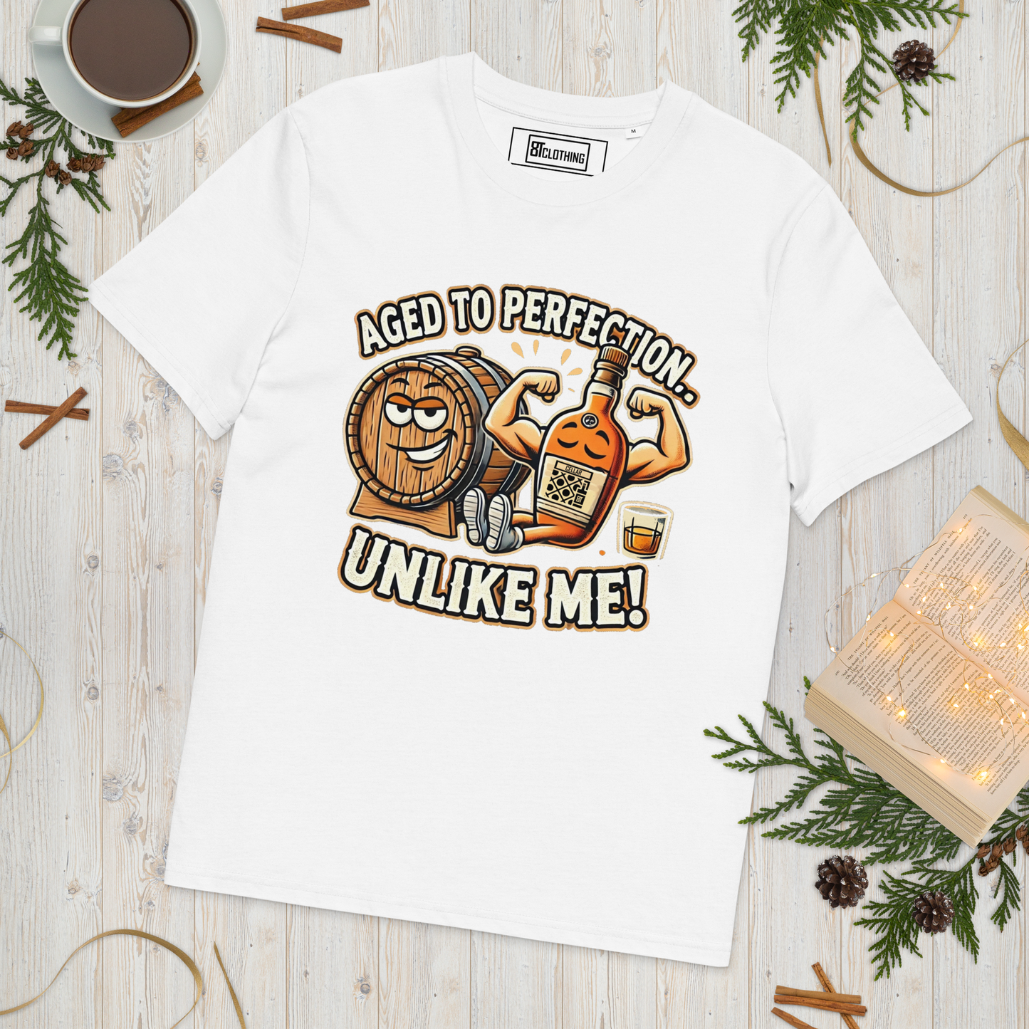 Cellar 8T Whisky - Aged - Unisex Organic Cotton T-Shirt image 20