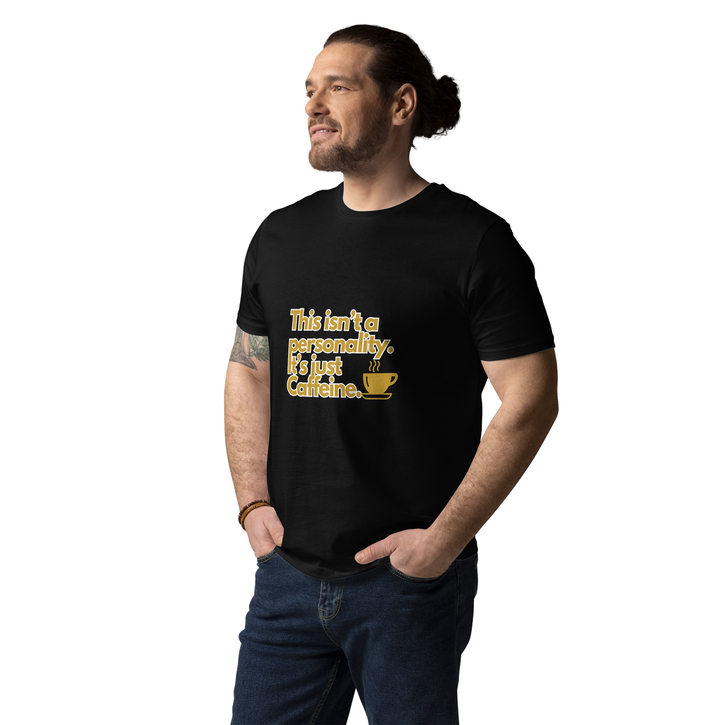 Cellar 8T Coffee - Personality - Unisex Organic Cotton T-Shirt image 9