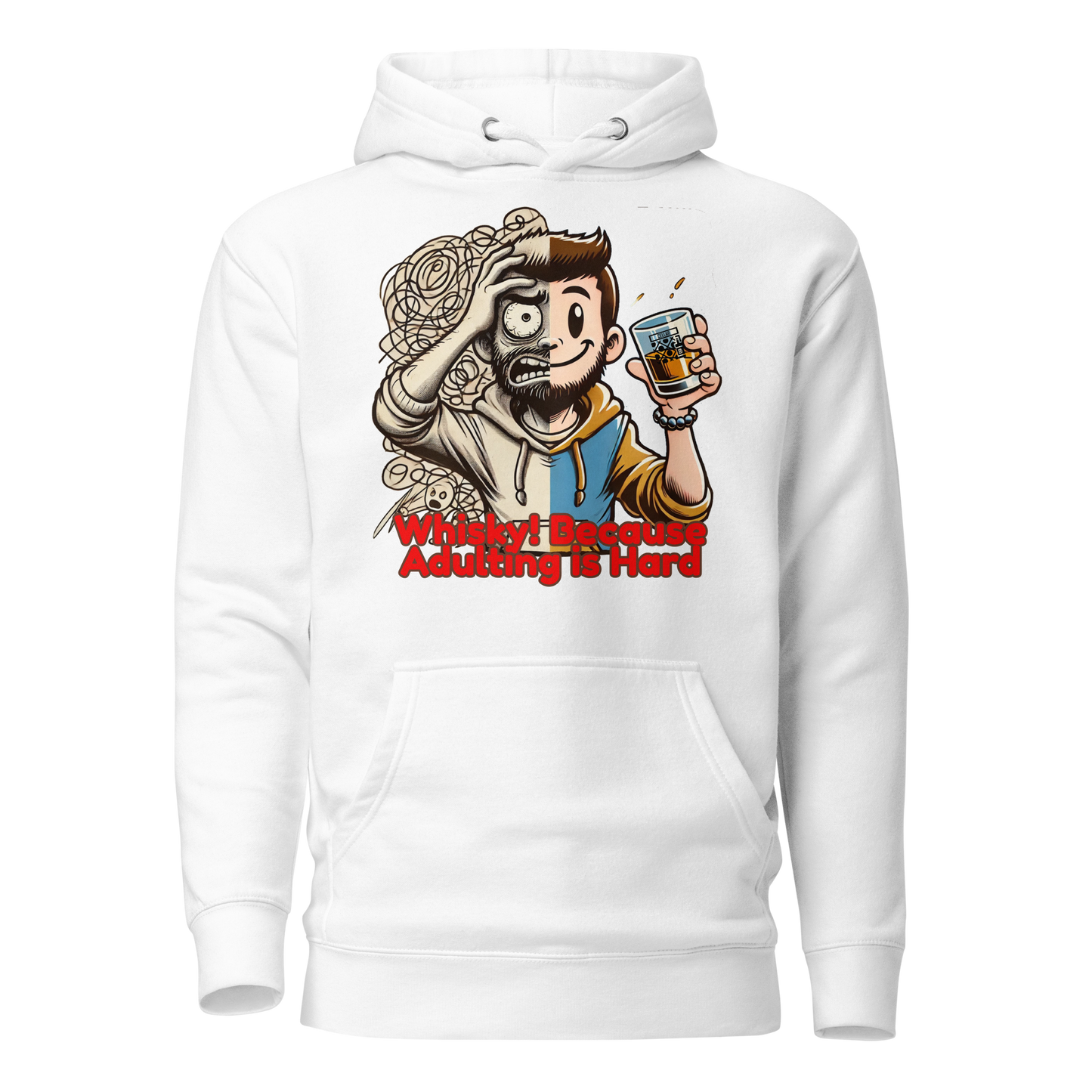 Cellar 8T Whisky - Adulting - Unisex Hoodie image 25