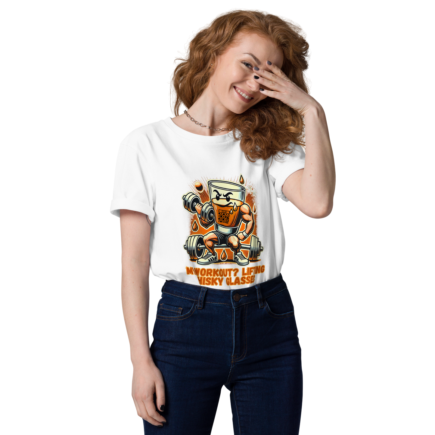 Cellar 8T Whisky - Workout - Unisex Organic Cotton T-Shirt image 1