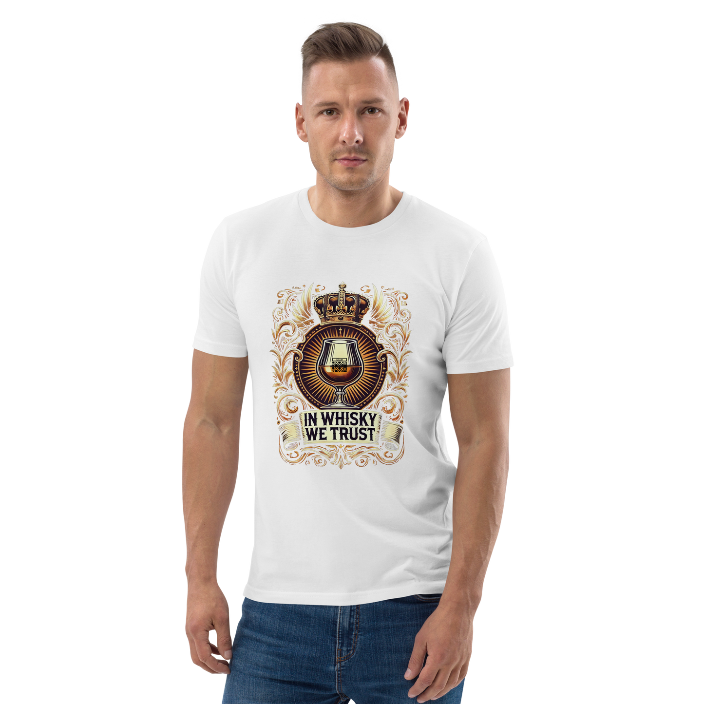 Cellar 8T Whisky - Trust - Unisex Organic Cotton T-Shirt image 22