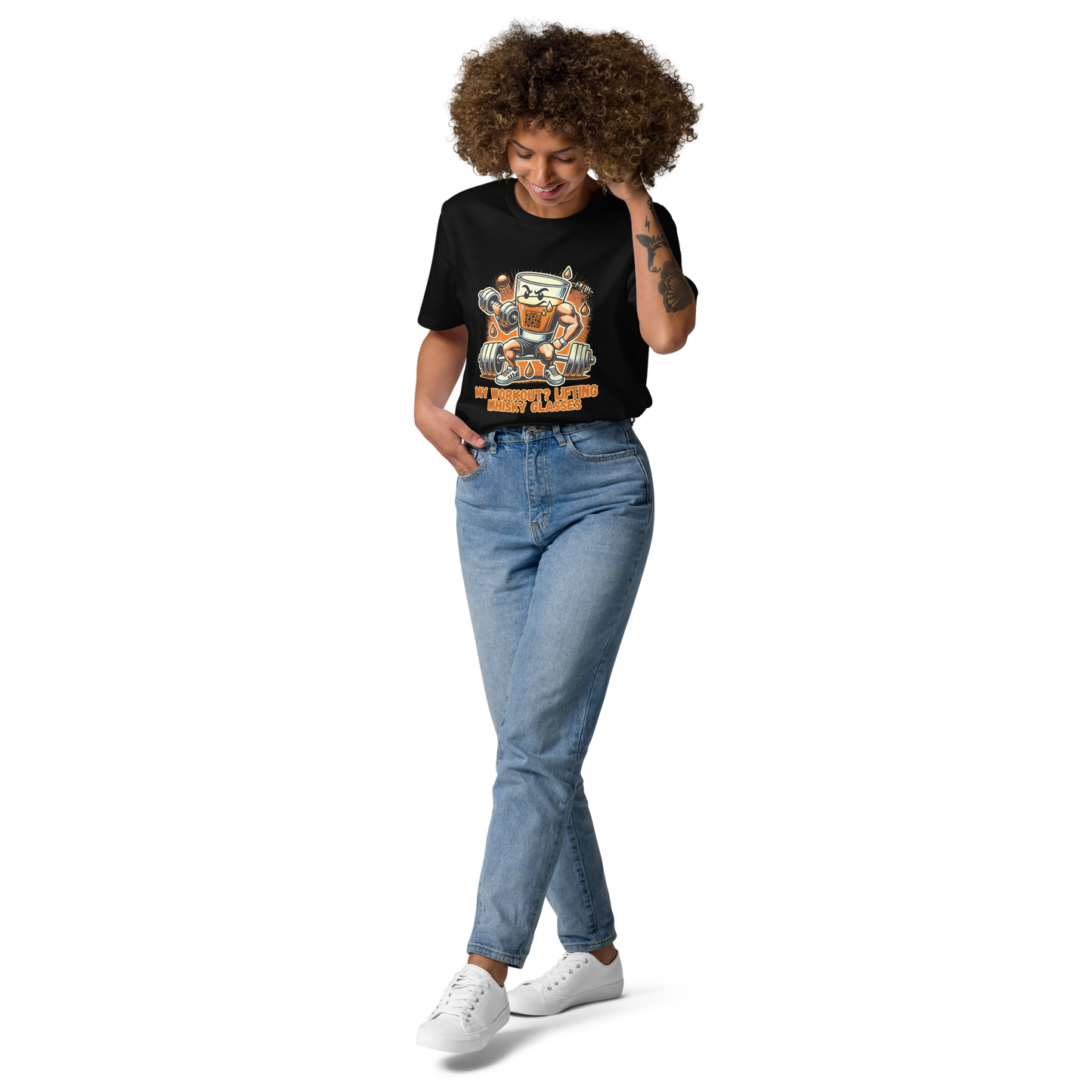 Cellar 8T Whisky - Workout - Unisex Organic Cotton T-Shirt image 25