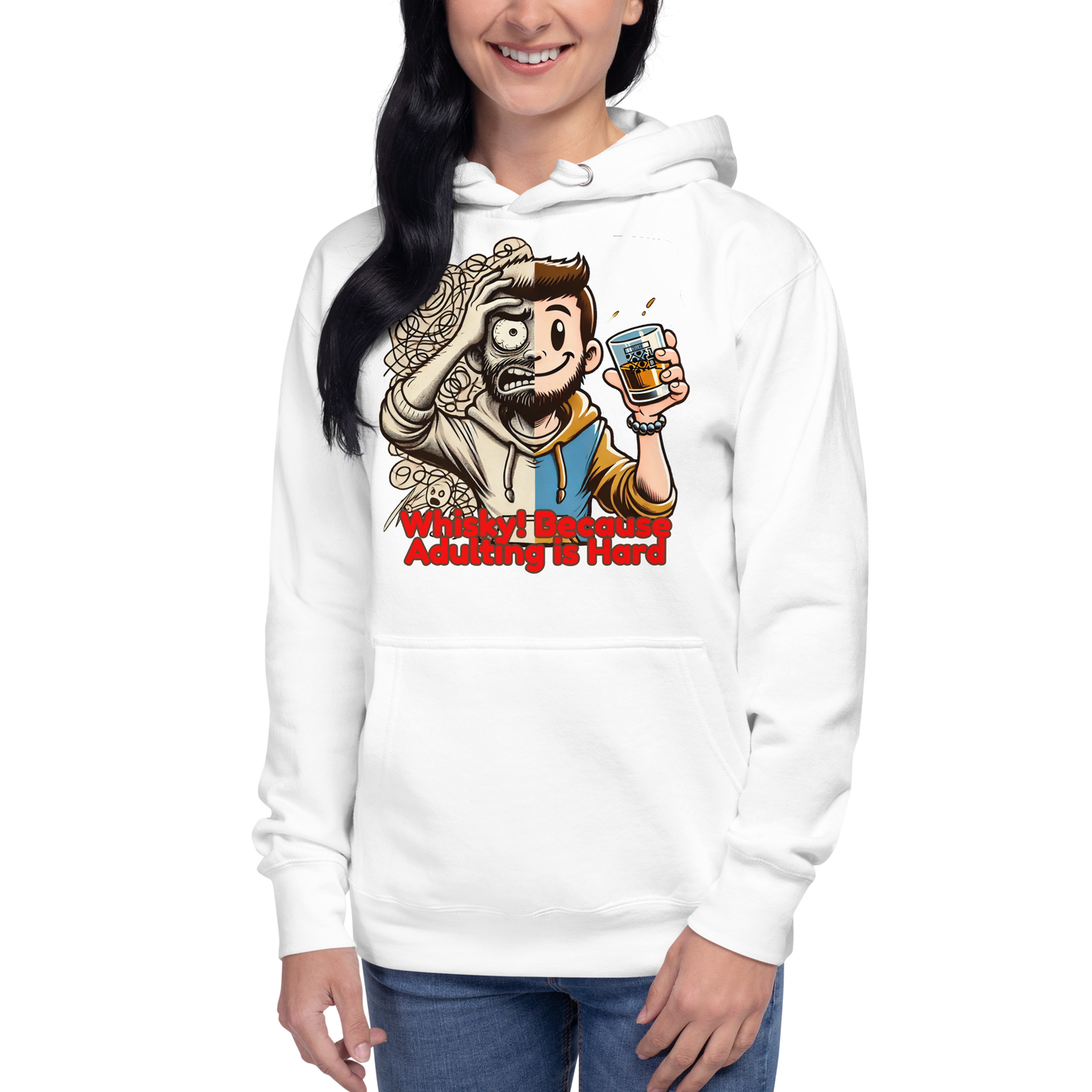 Cellar 8T Whisky - Adulting - Unisex Hoodie image 8